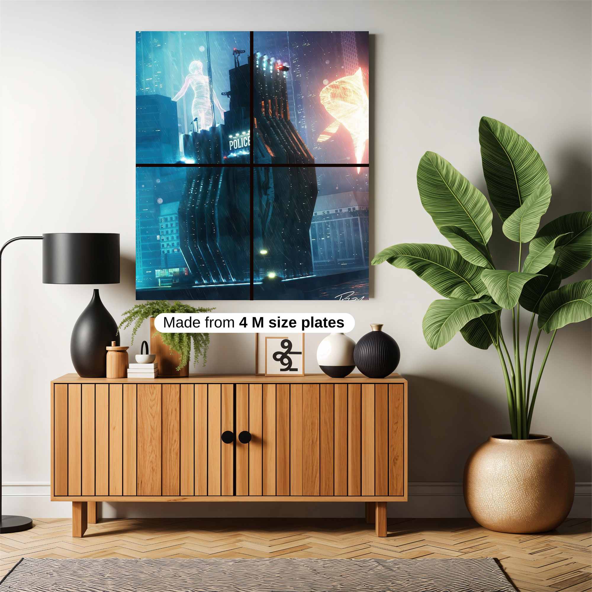 Sentinel Neon Safe Wall Magnetic / M