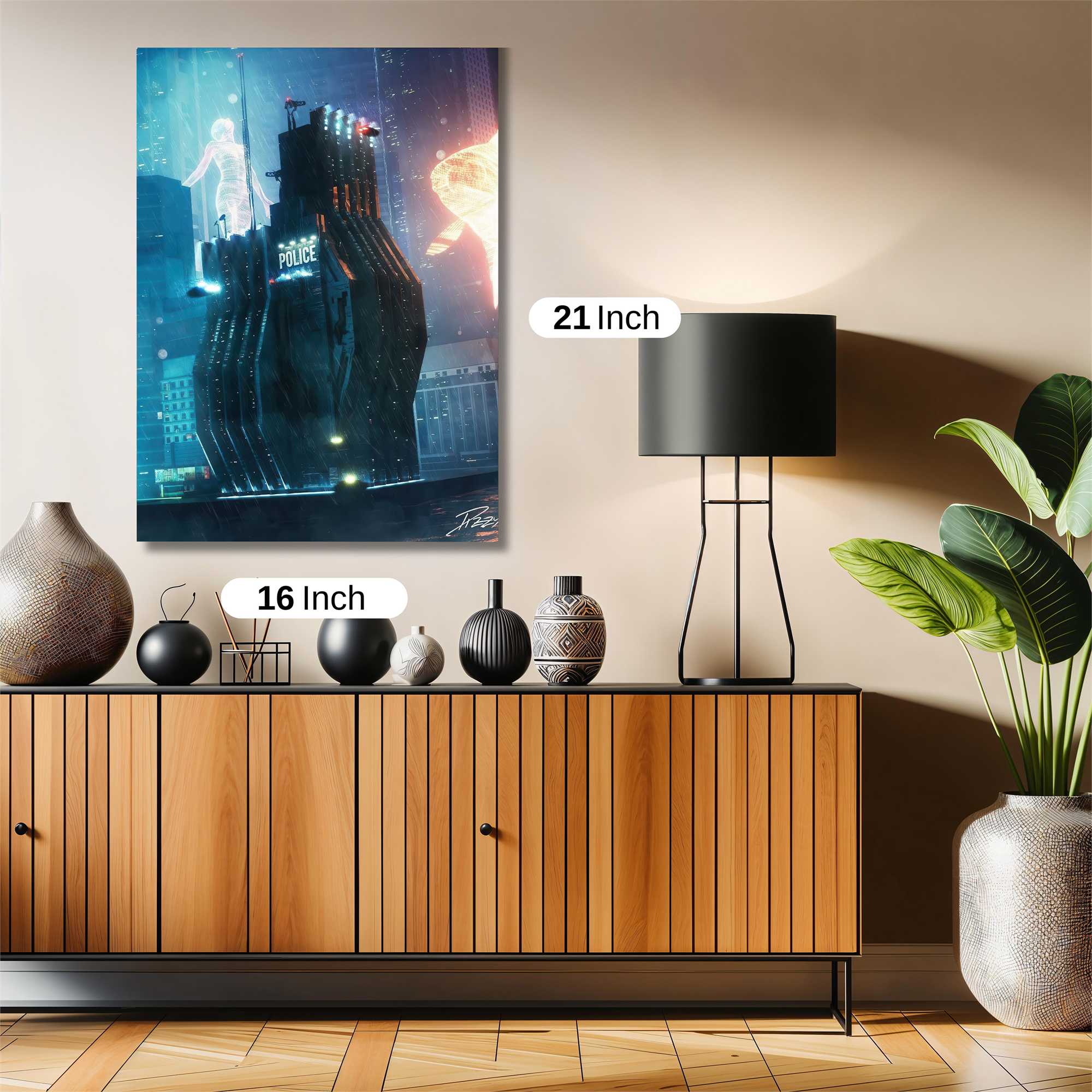 Sentinel Neon Safe Wall Magnetic / M