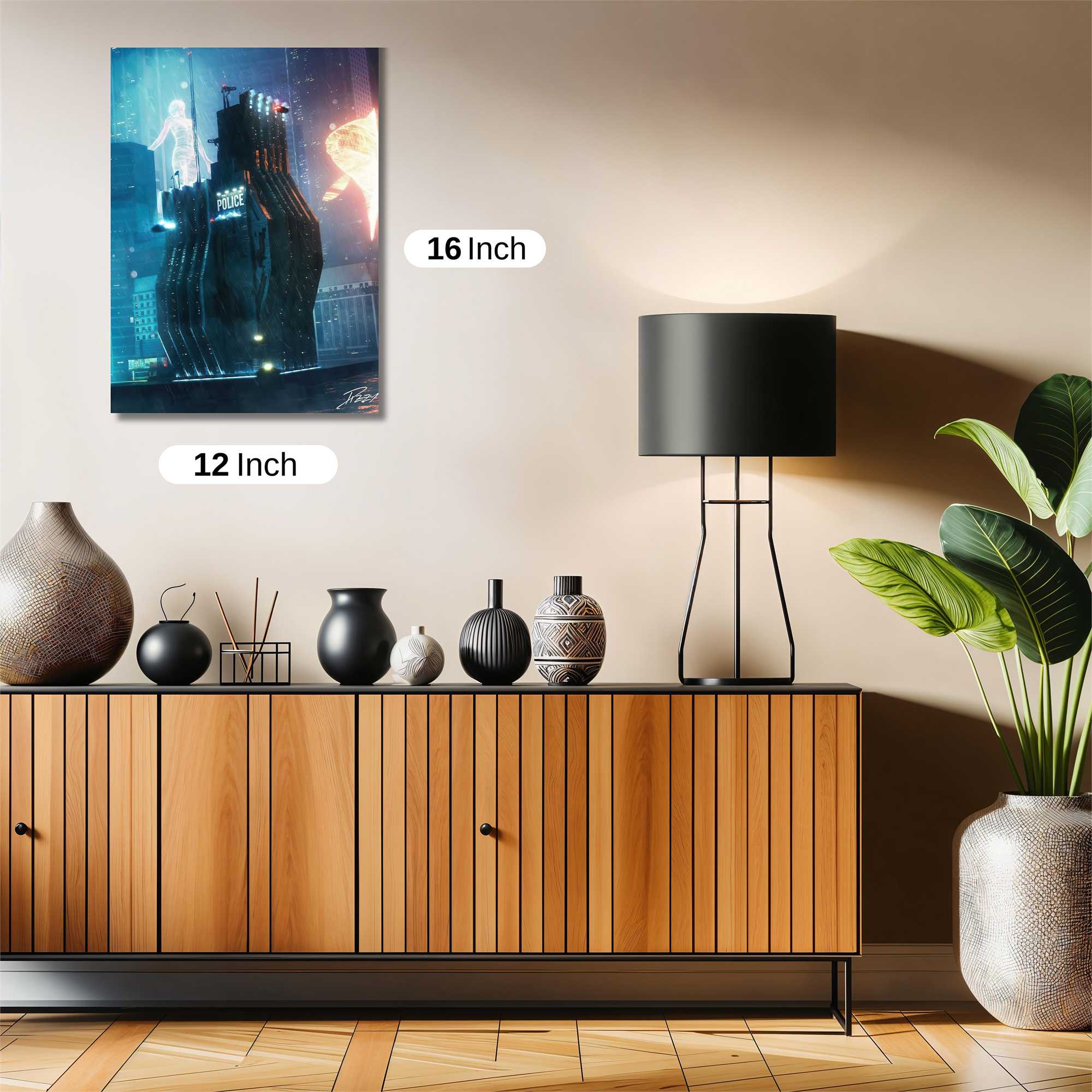 Sentinel Neon Safe Wall Magnetic / M