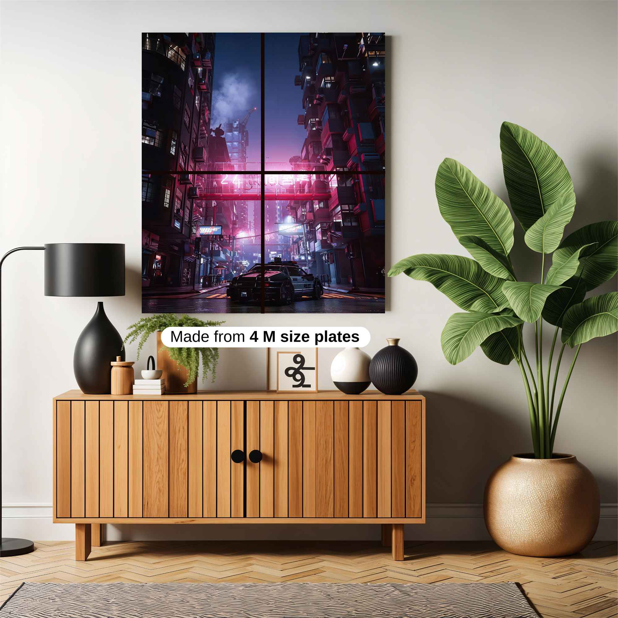 Neon Serenity Safe Wall Magnetic / M