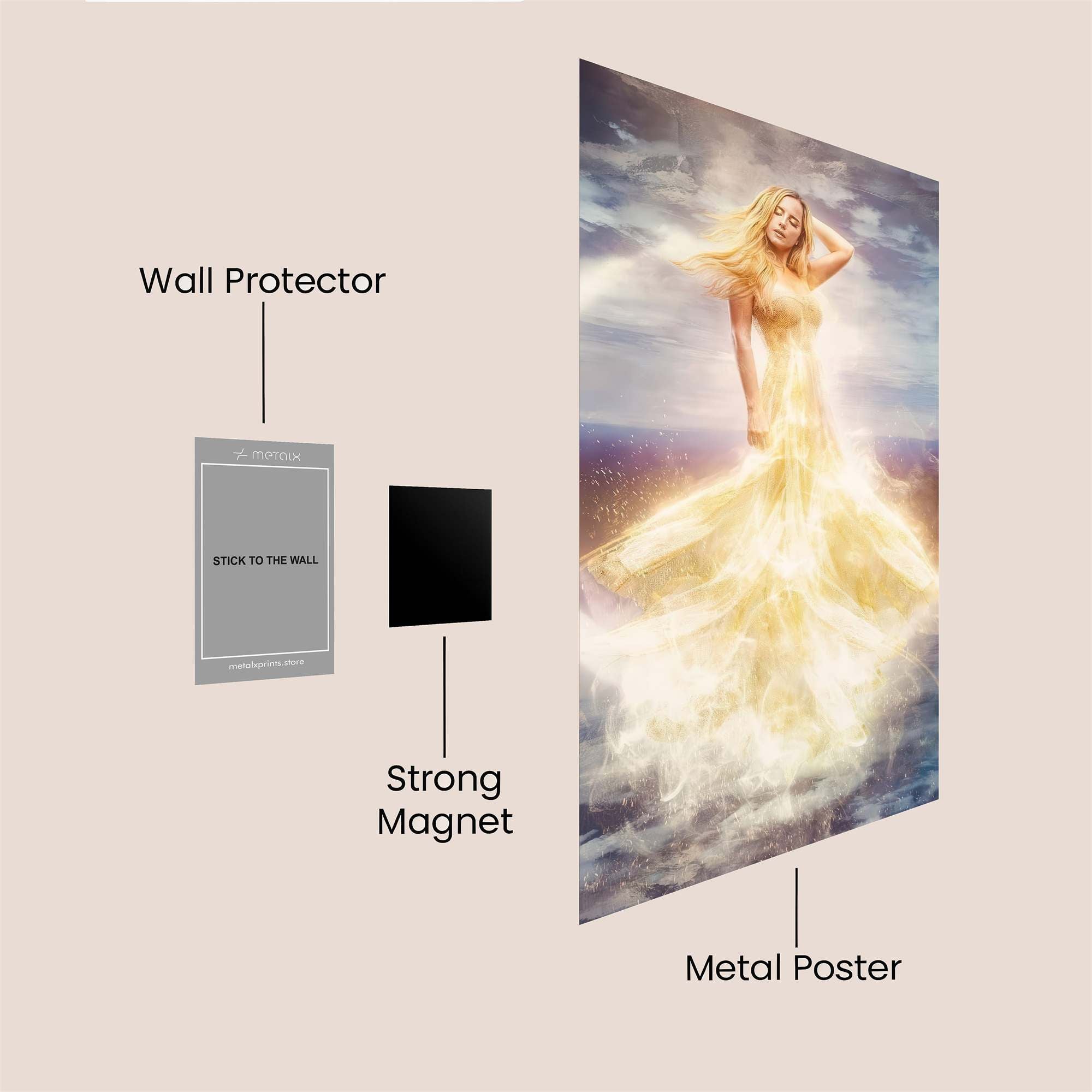 Ethereal Radiance Safe Wall Magnetic / M