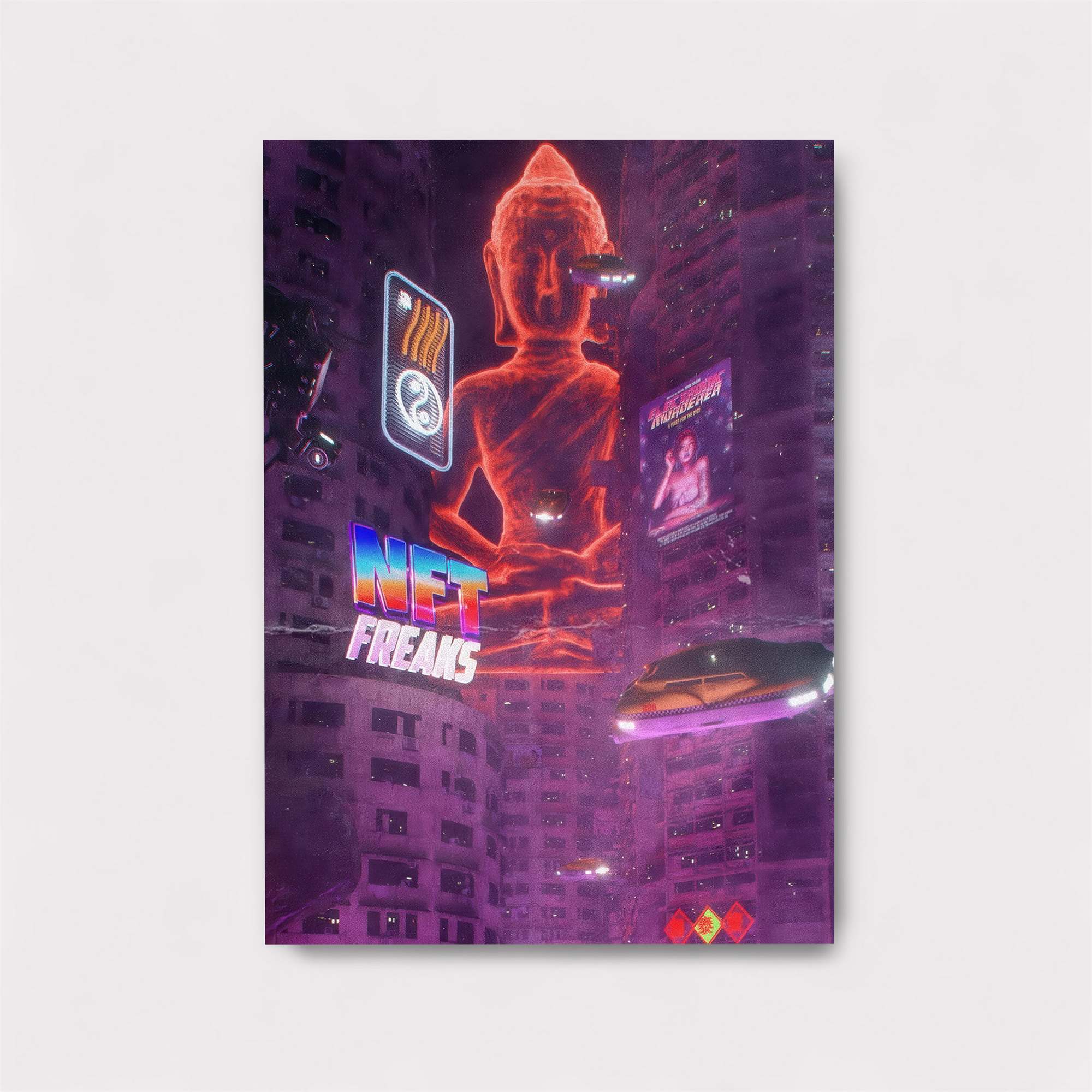 Neon Serenity Safe Wall Magnetic / M