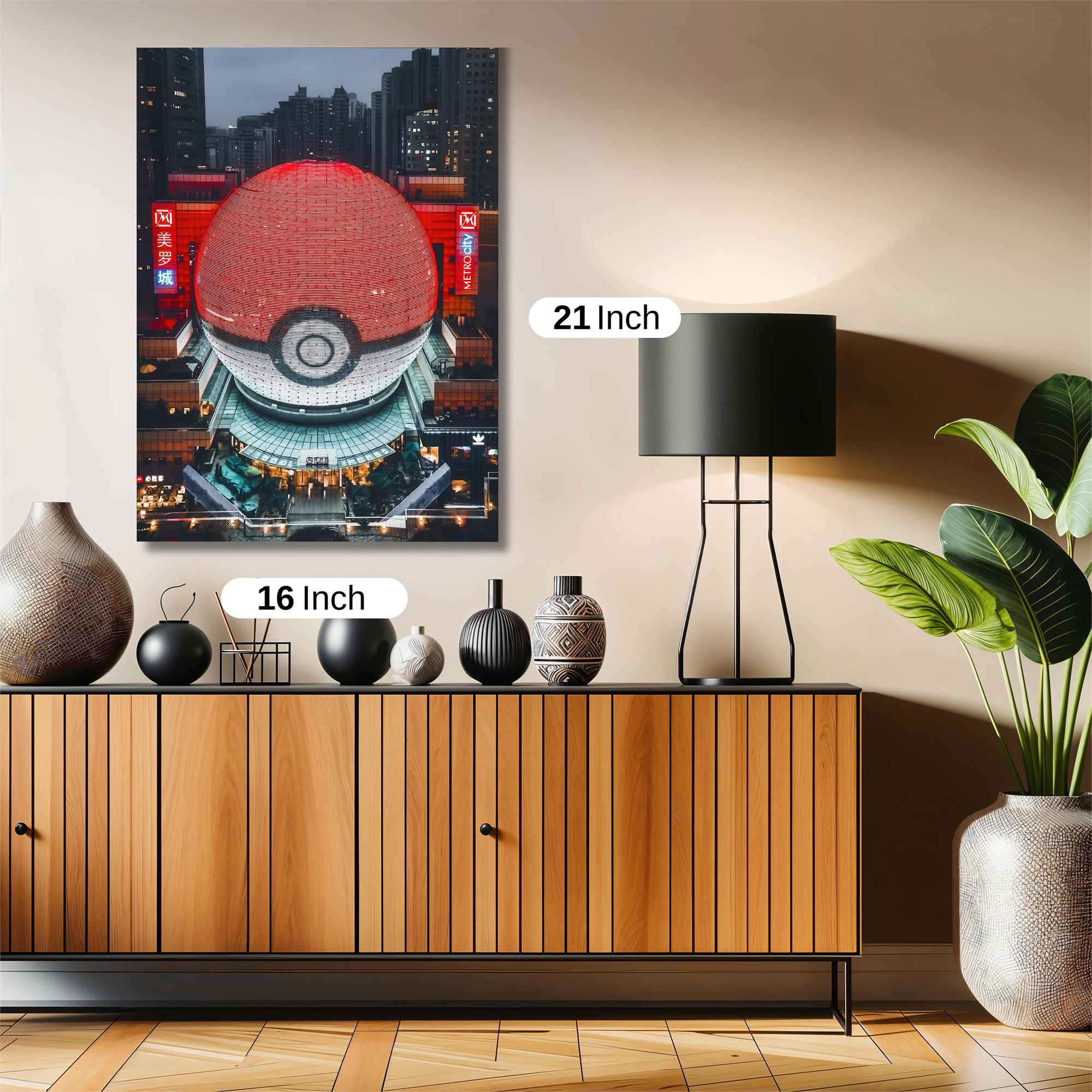 PokéSphere Illumination Safe Wall Magnetic / M