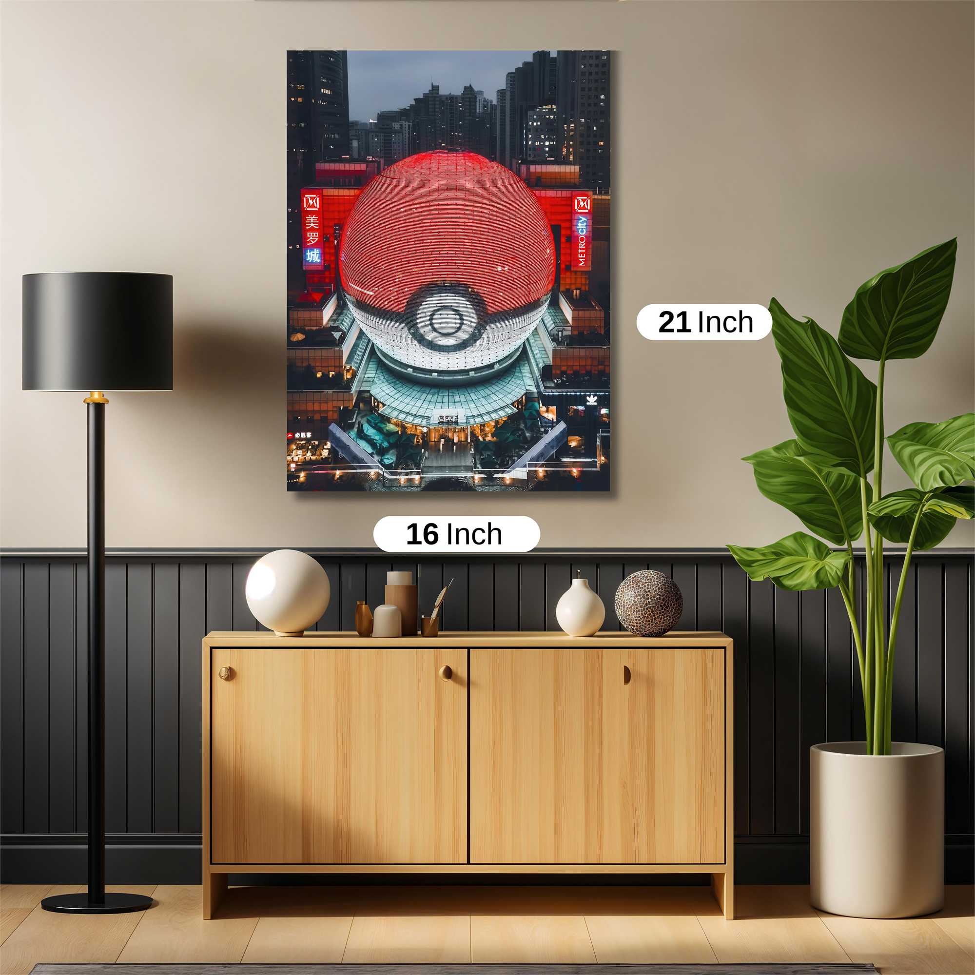PokéSphere Illumination Safe Wall Magnetic / M