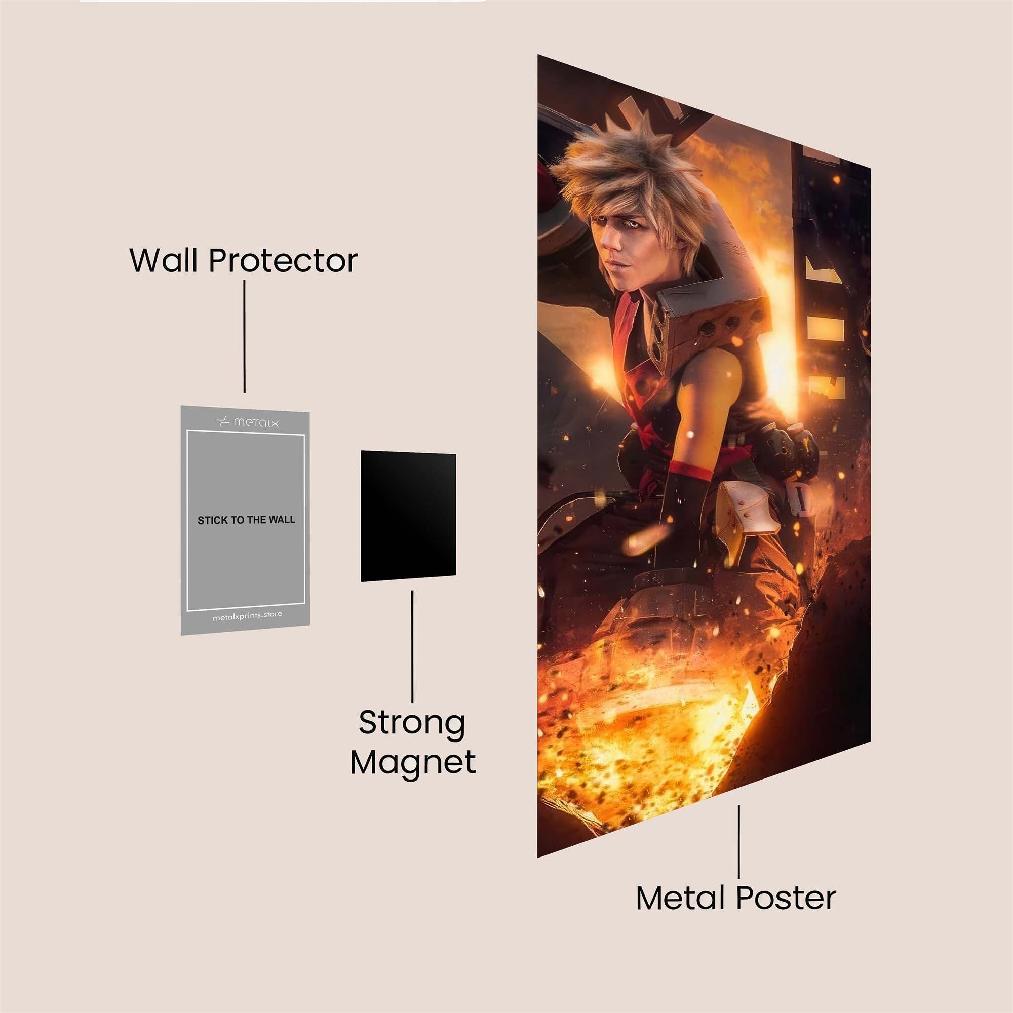 Heroic Inferno Safe Wall Magnetic / M