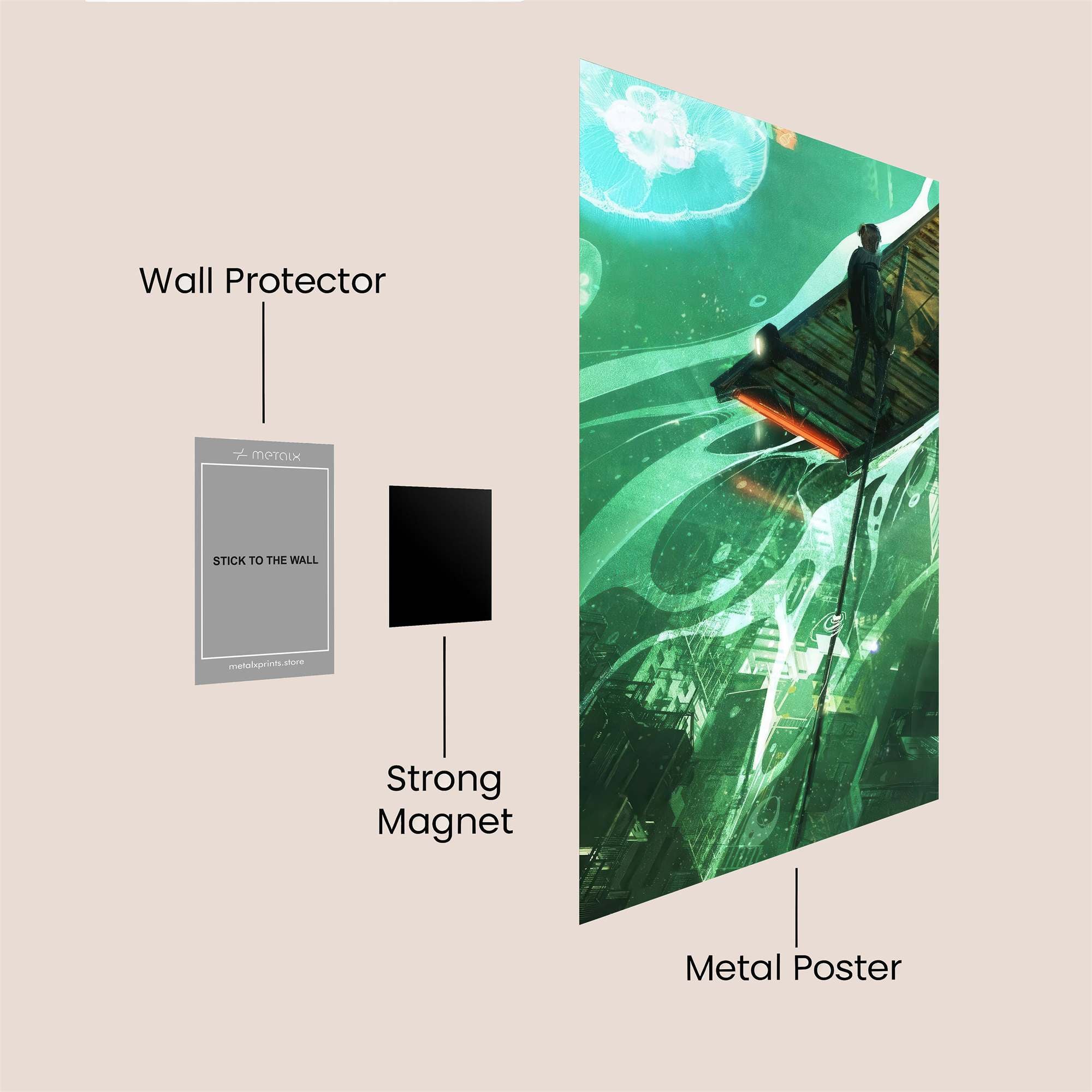 Dragon Valor Safe Wall Magnetic / M