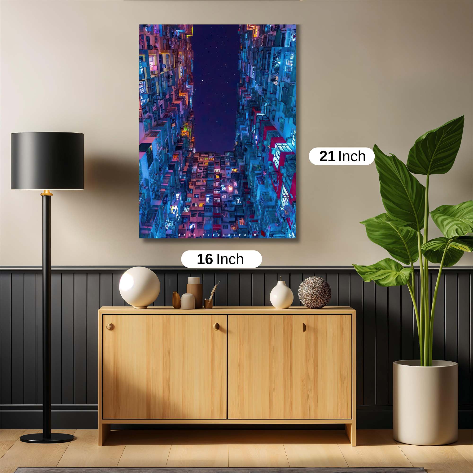 Neon Abyss Safe Wall Magnetic / M