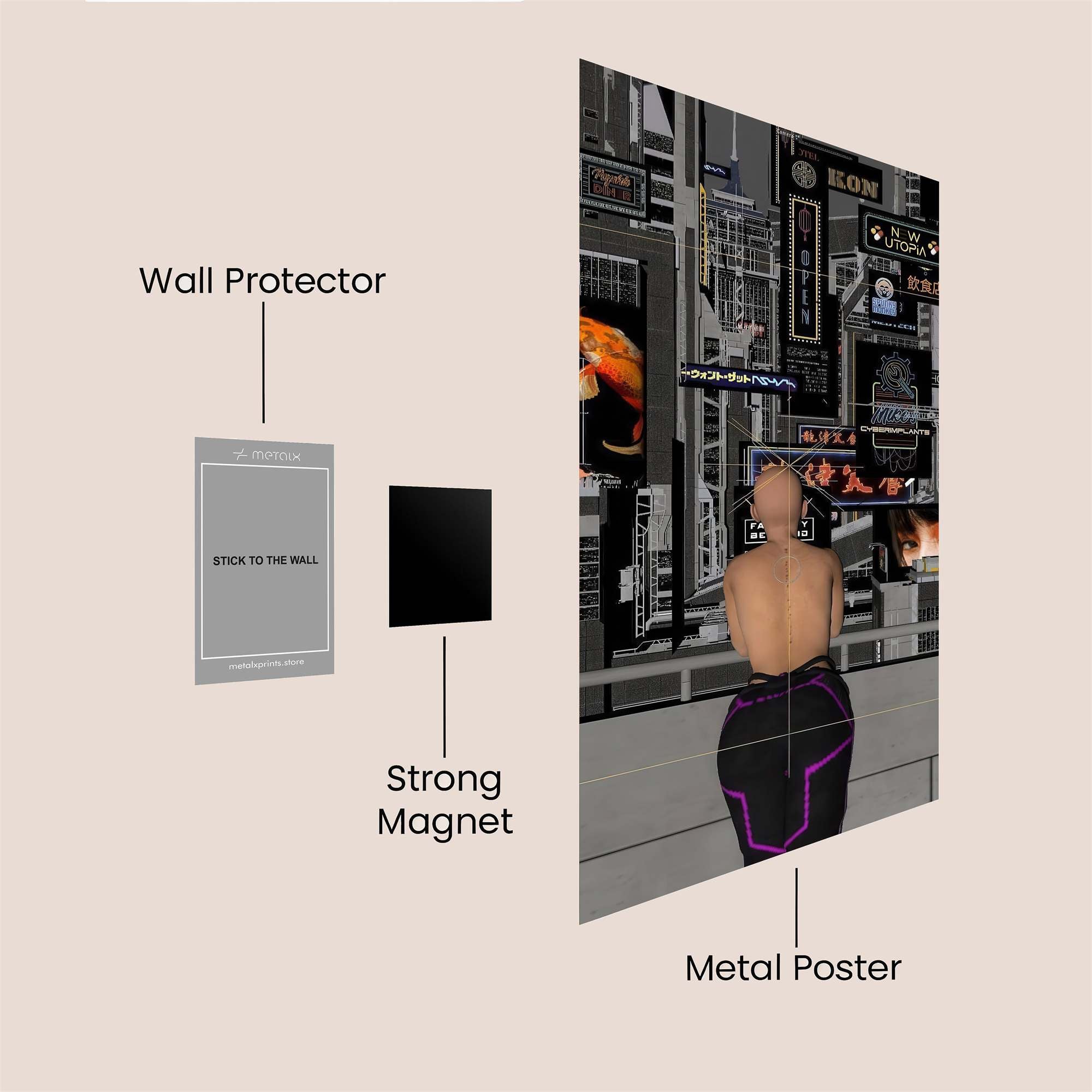 Link Serene Safe Wall Magnetic / M