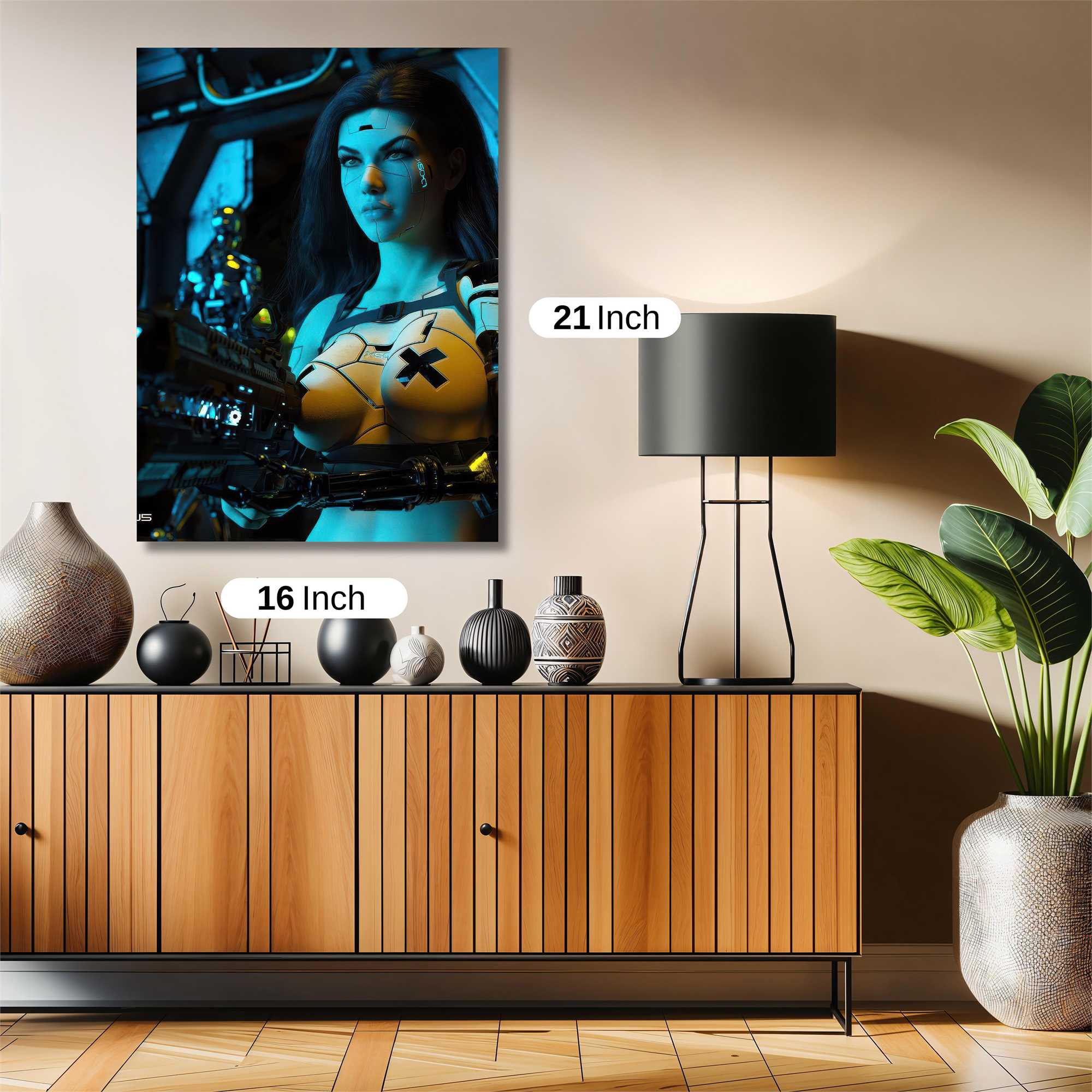 Cyborg Serenity Safe Wall Magnetic / M