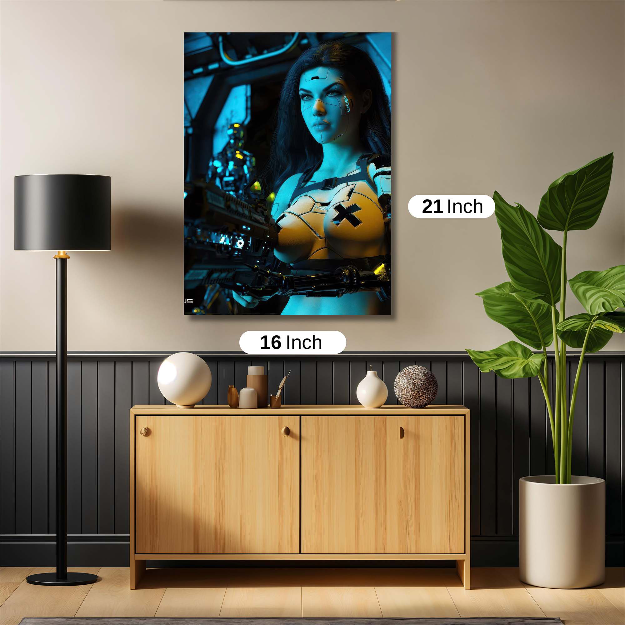 Cyborg Serenity Safe Wall Magnetic / M