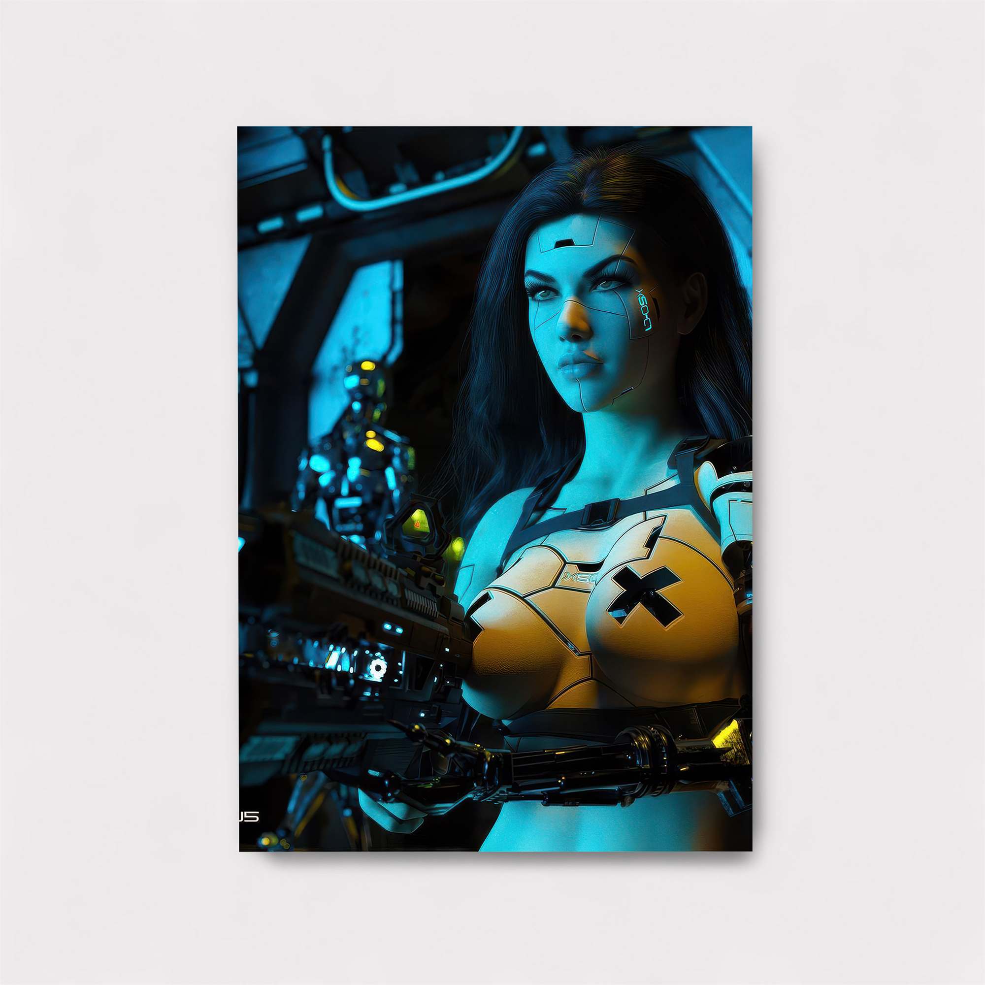 Cyborg Serenity Safe Wall Magnetic / M