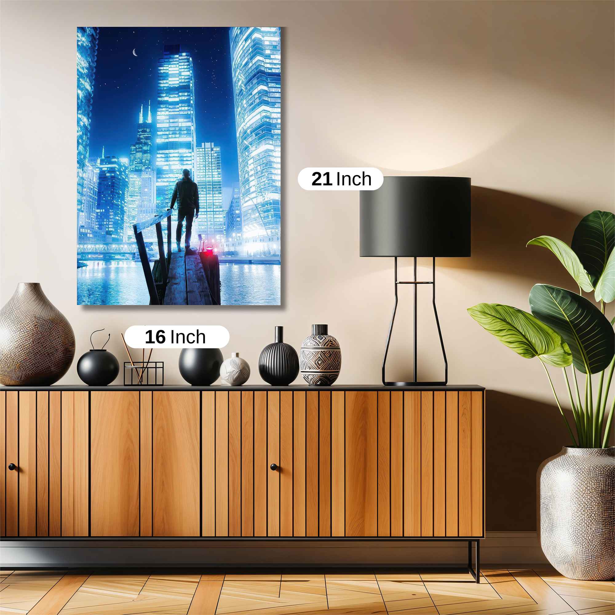 City Dreamscape Safe Wall Magnetic / M