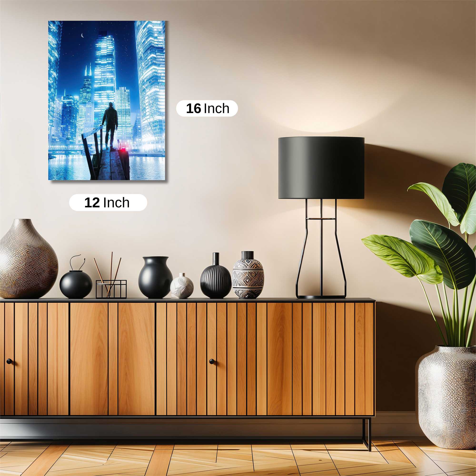 City Dreamscape Safe Wall Magnetic / M