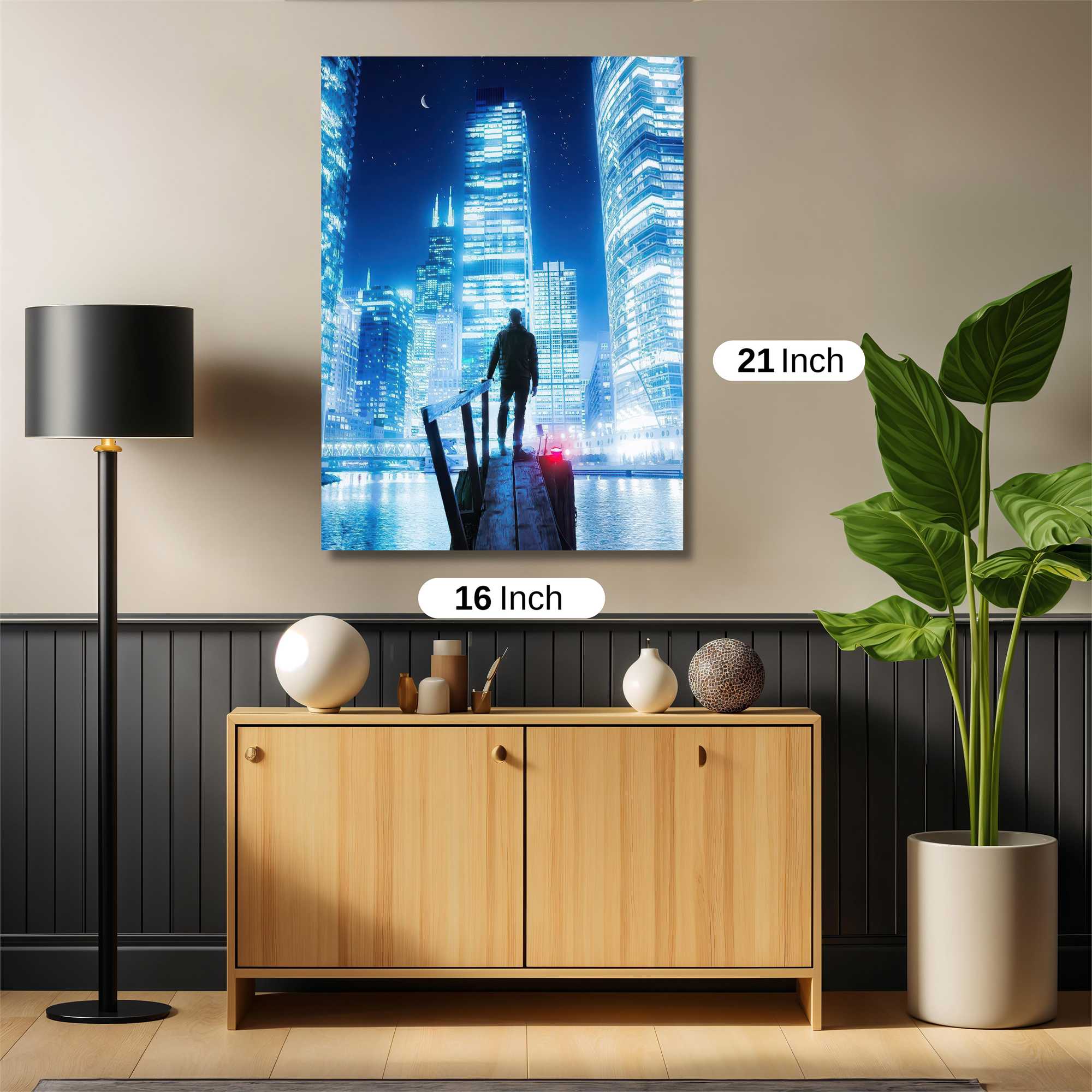 City Dreamscape Safe Wall Magnetic / M