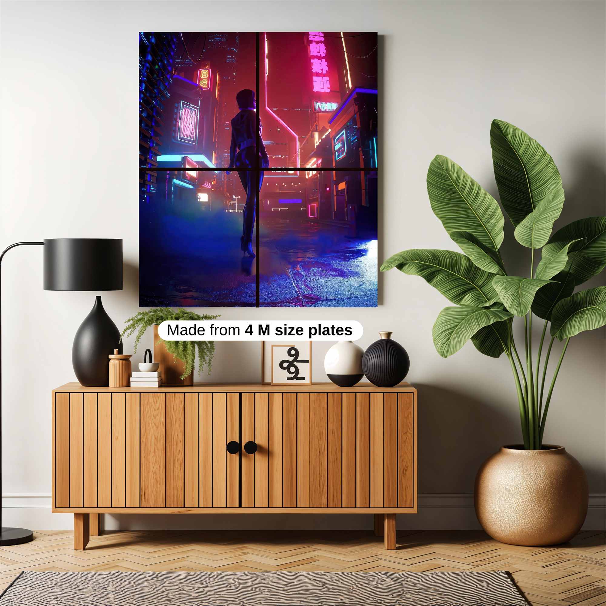 Neon Solitude Safe Wall Magnetic / M