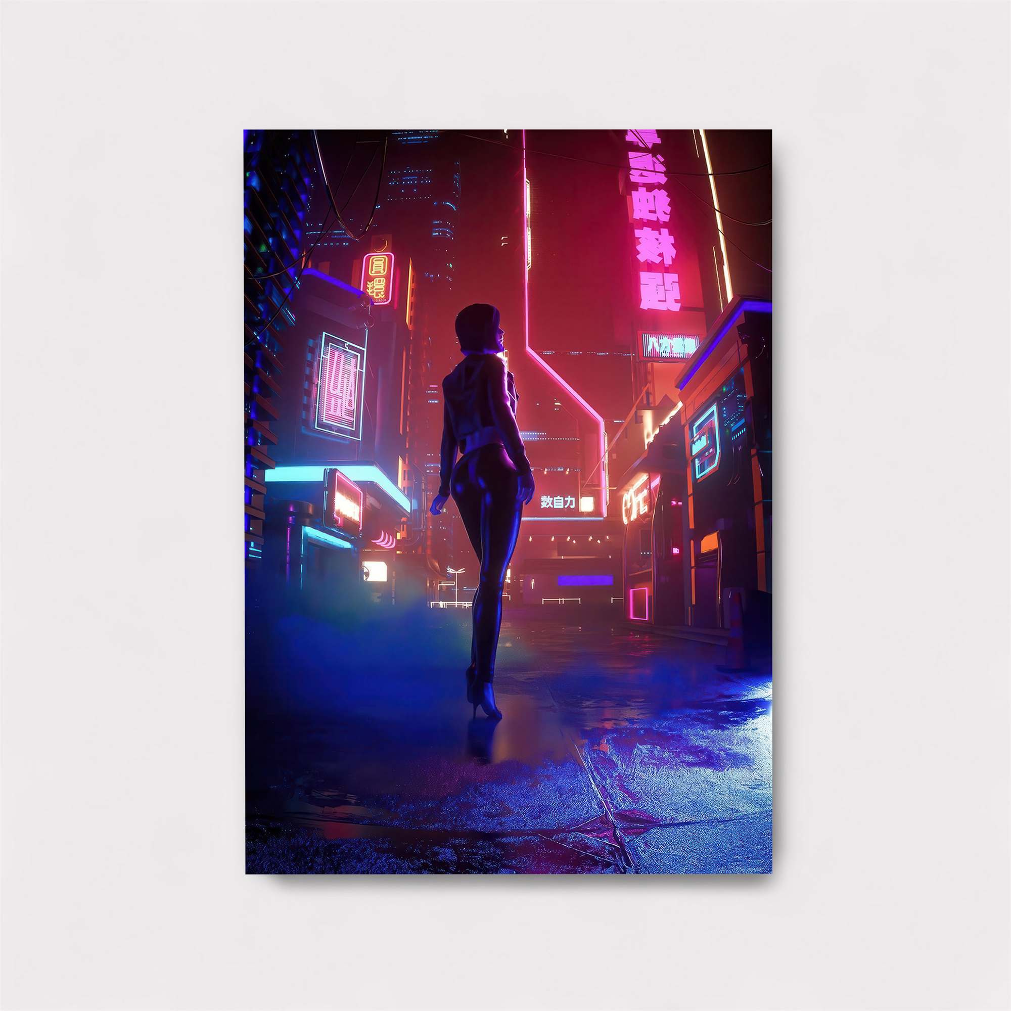 Neon Solitude Safe Wall Magnetic / M