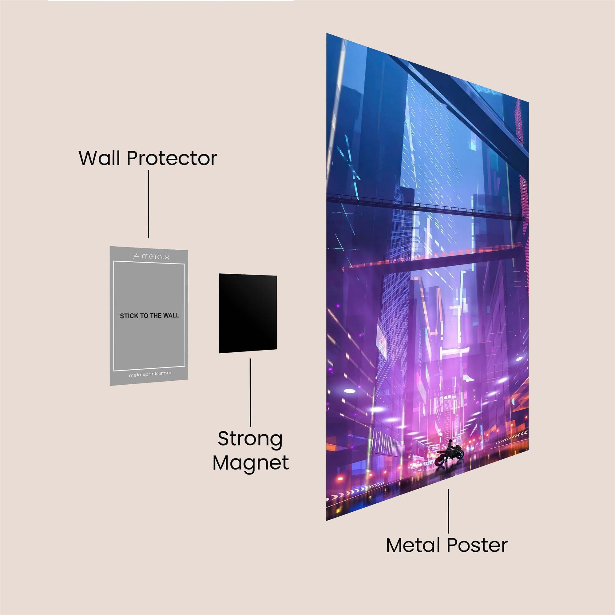 Neon Odyssey Safe Wall Magnetic / M