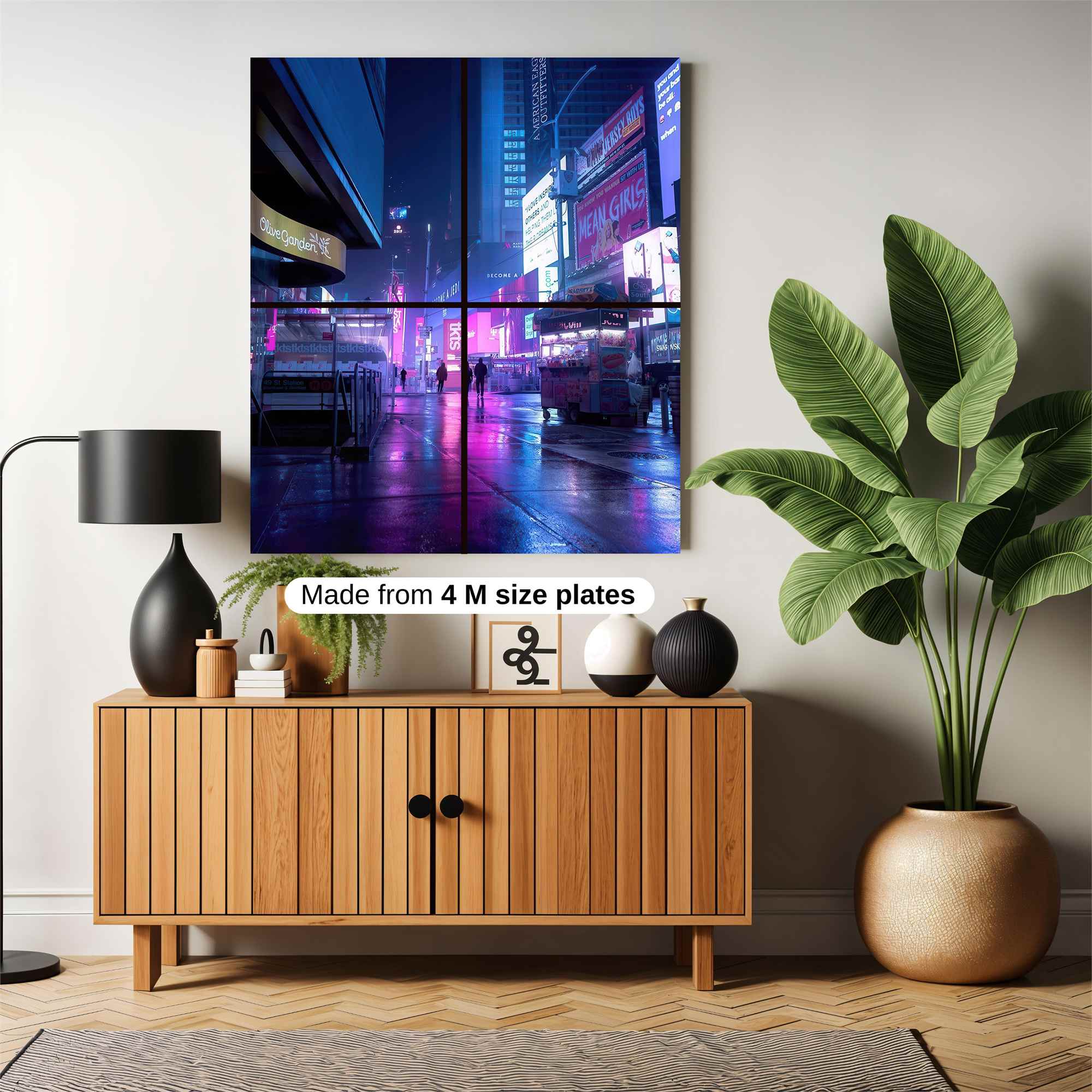 Neon Tranquility Safe Wall Magnetic / M