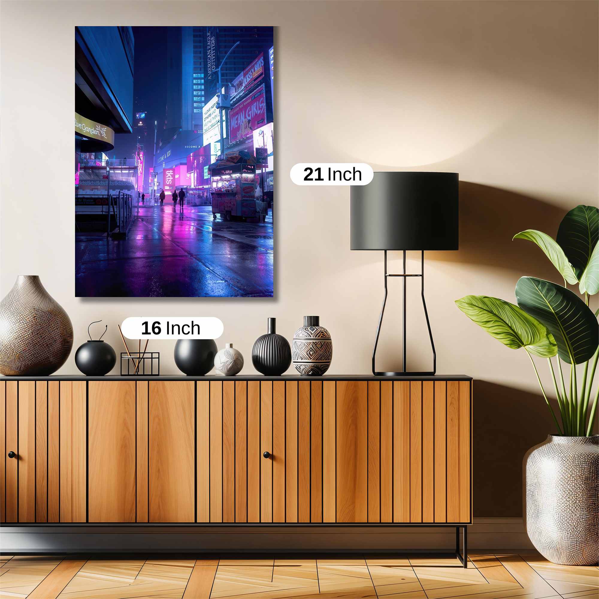 Neon Tranquility Safe Wall Magnetic / M