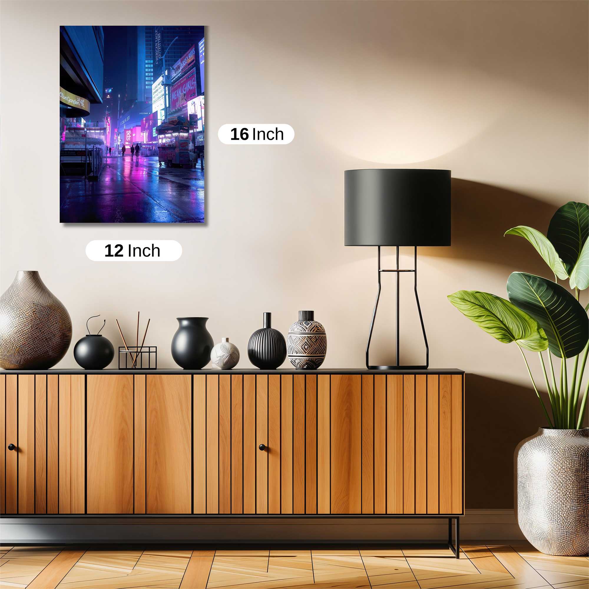 Neon Tranquility Safe Wall Magnetic / M