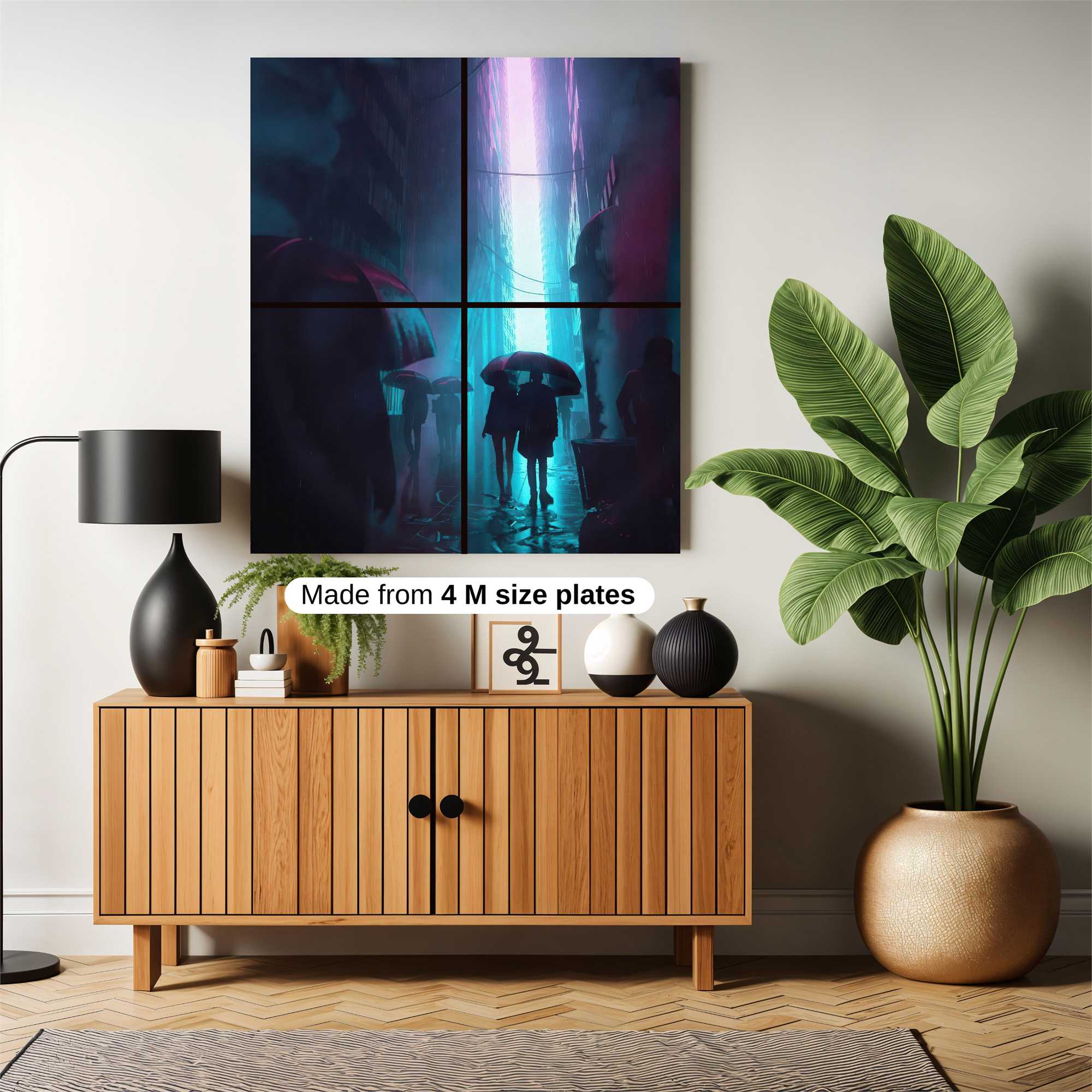 Neon Shadows Safe Wall Magnetic / M