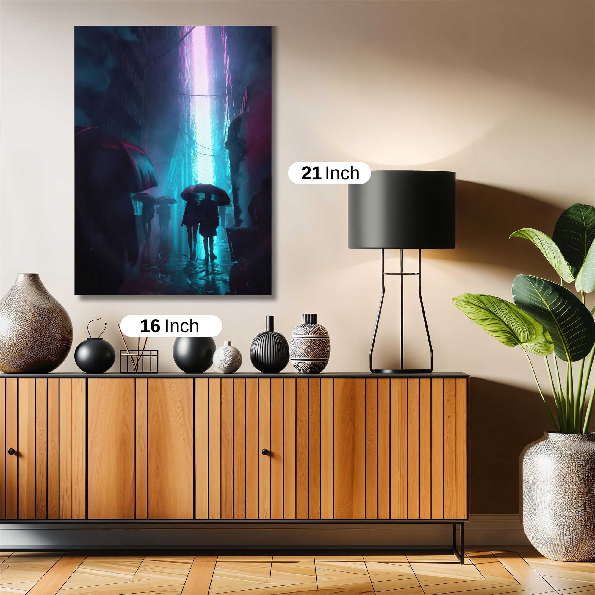 Neon Shadows Safe Wall Magnetic / M