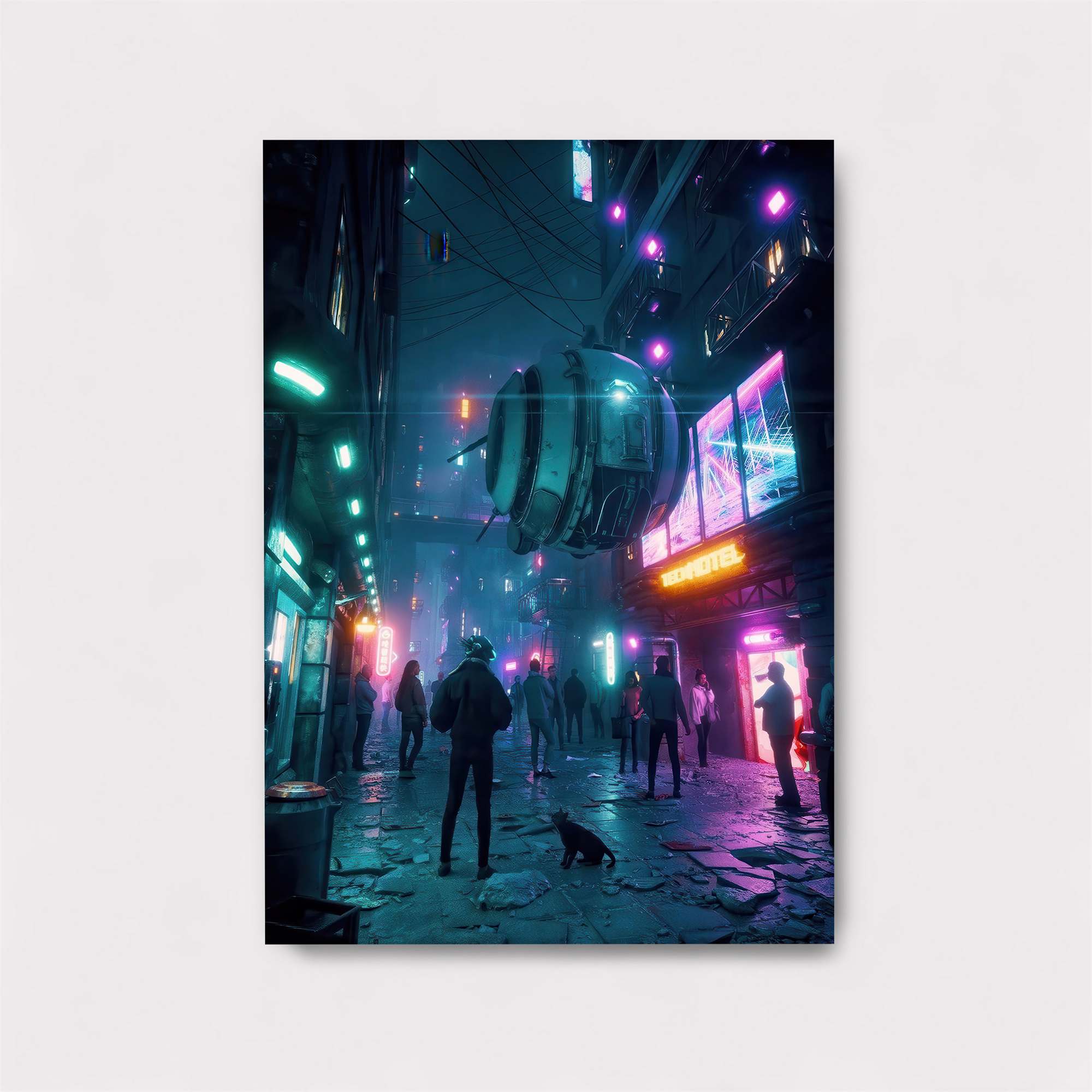 Neon Reverie Safe Wall Magnetic / M