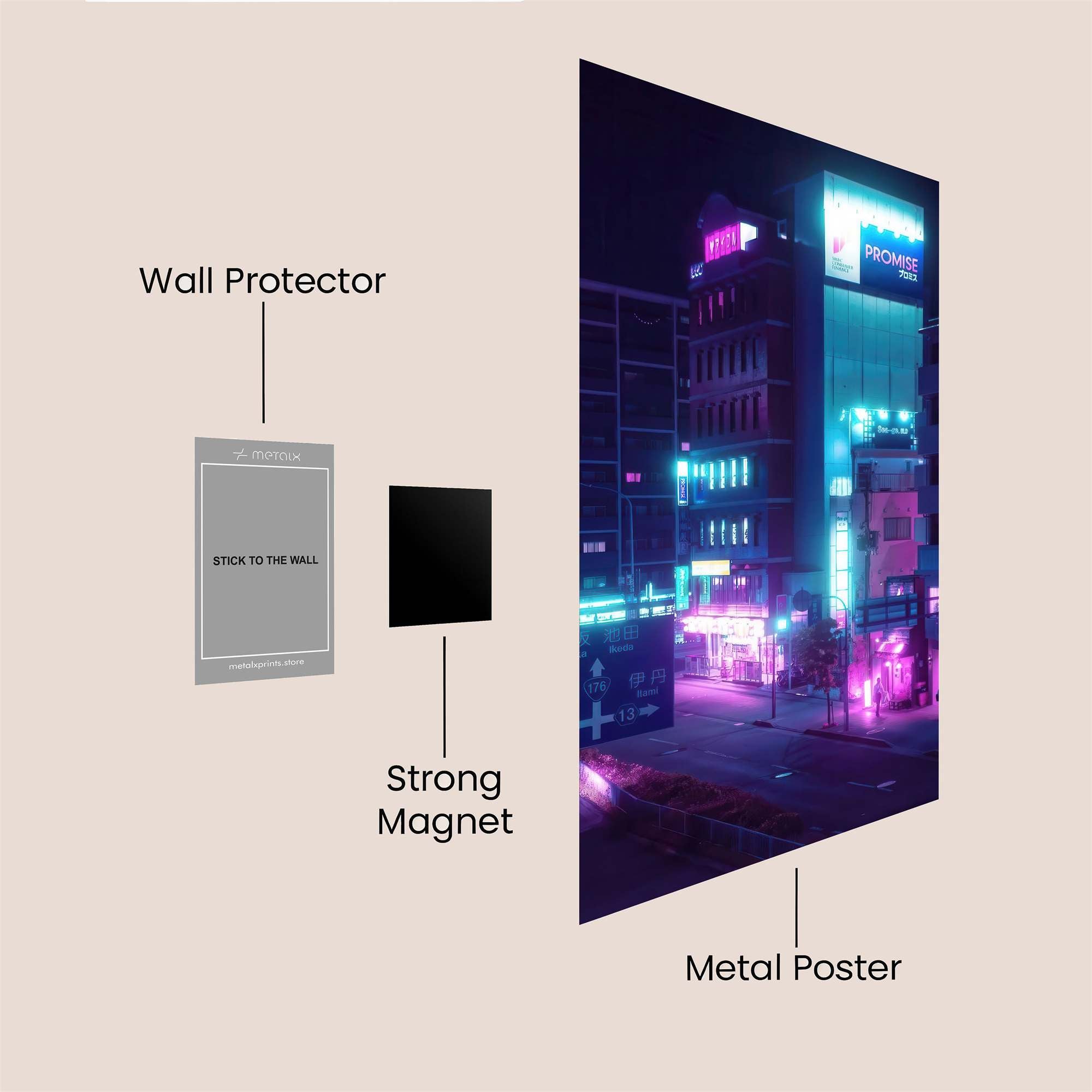 Neon Reverie Safe Wall Magnetic / M