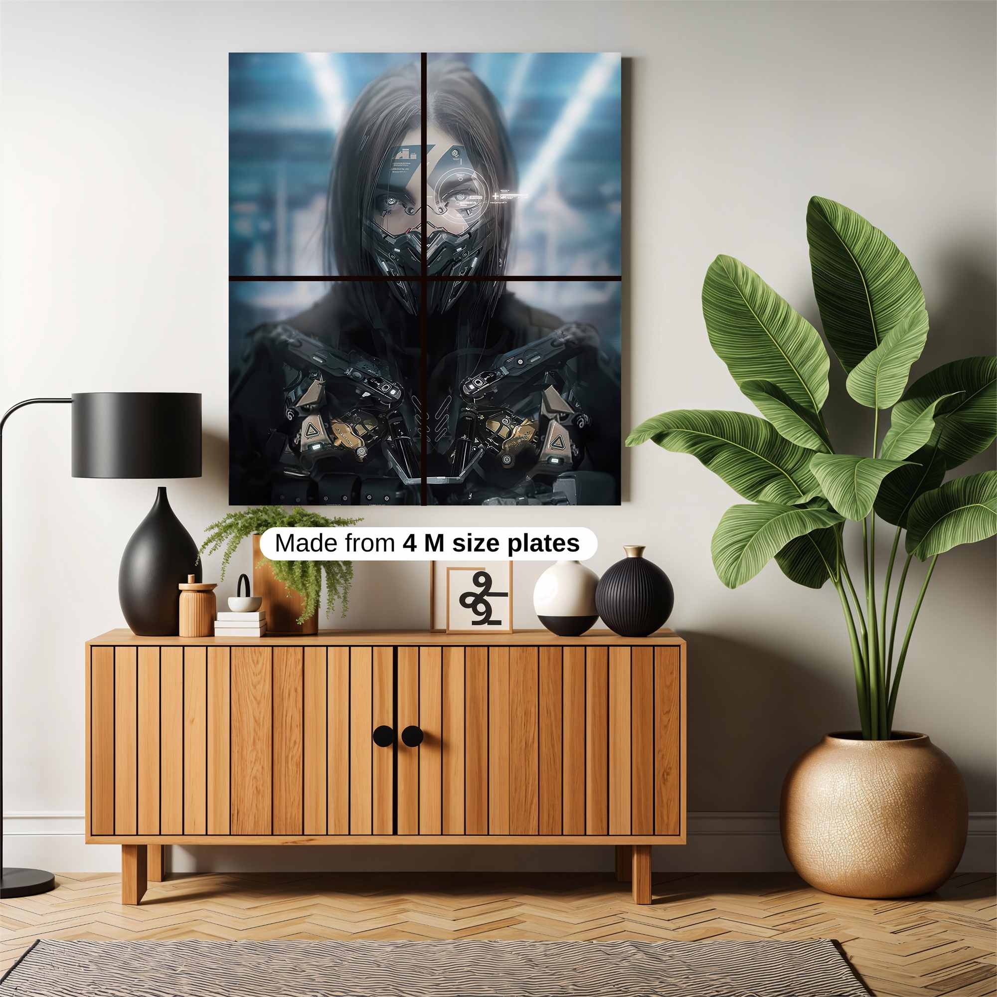 Cyber Enigma Safe Wall Magnetic / M