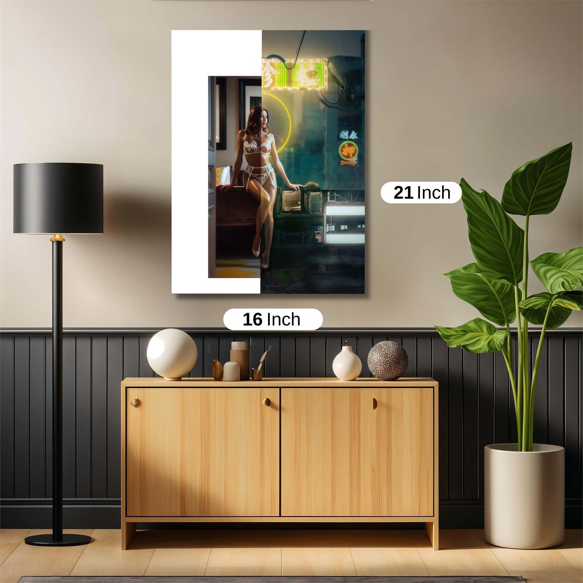 Neon Dichotomy Safe Wall Magnetic / M