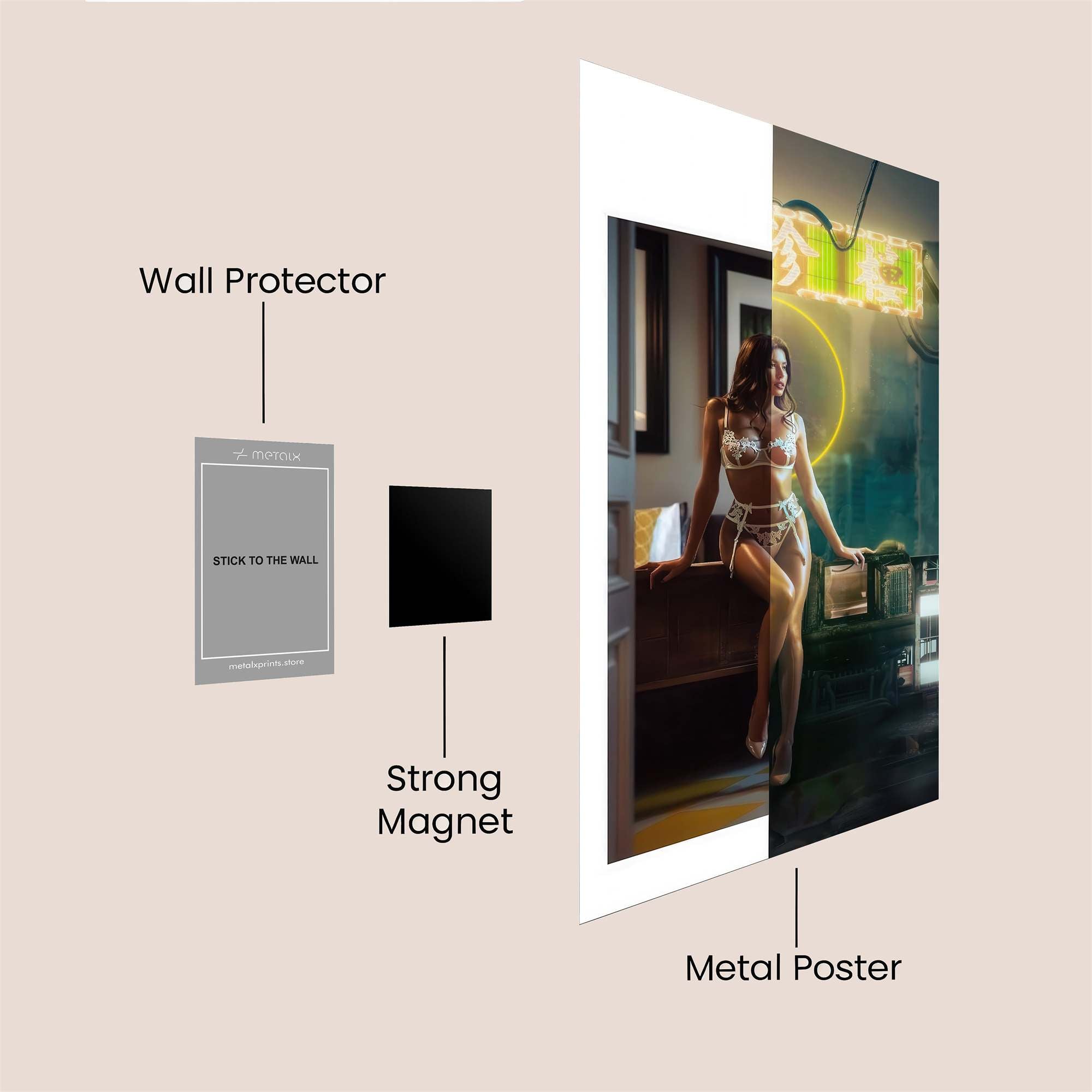Neon Dichotomy Safe Wall Magnetic / M