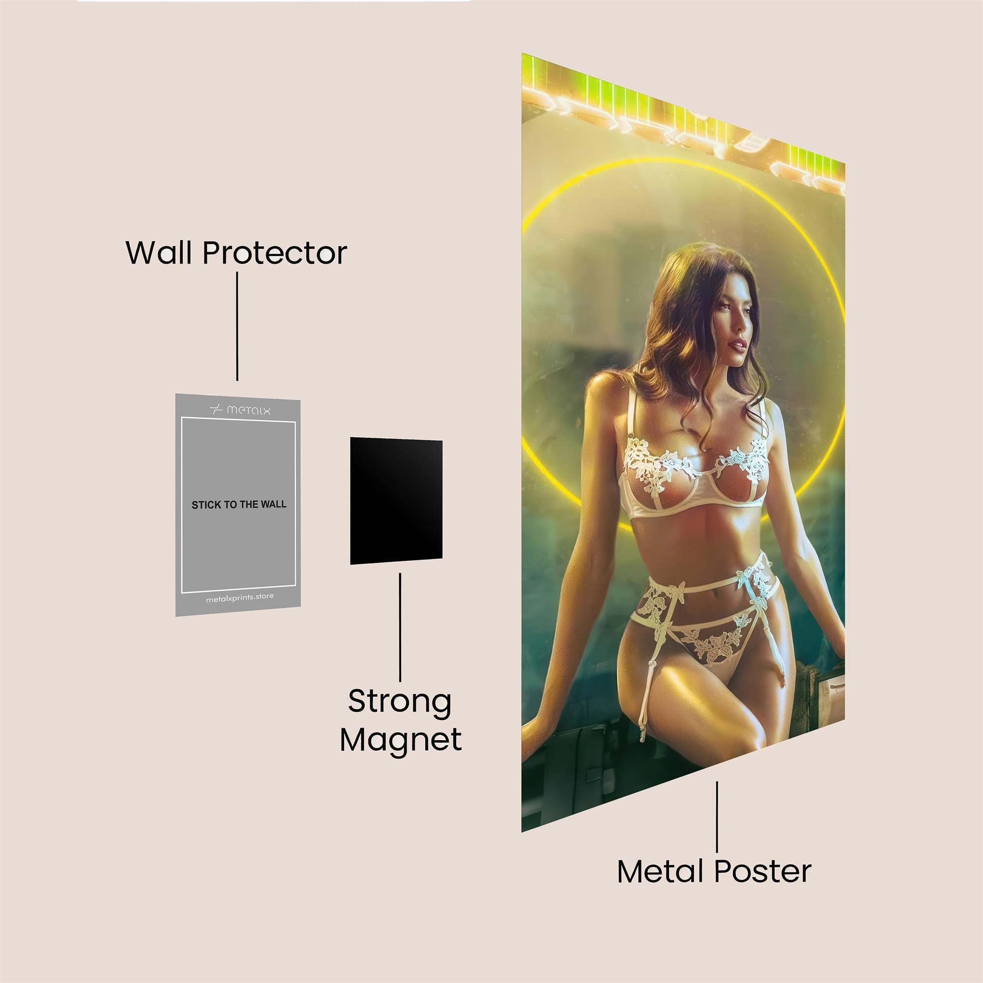 Halo Mystique Safe Wall Magnetic / M