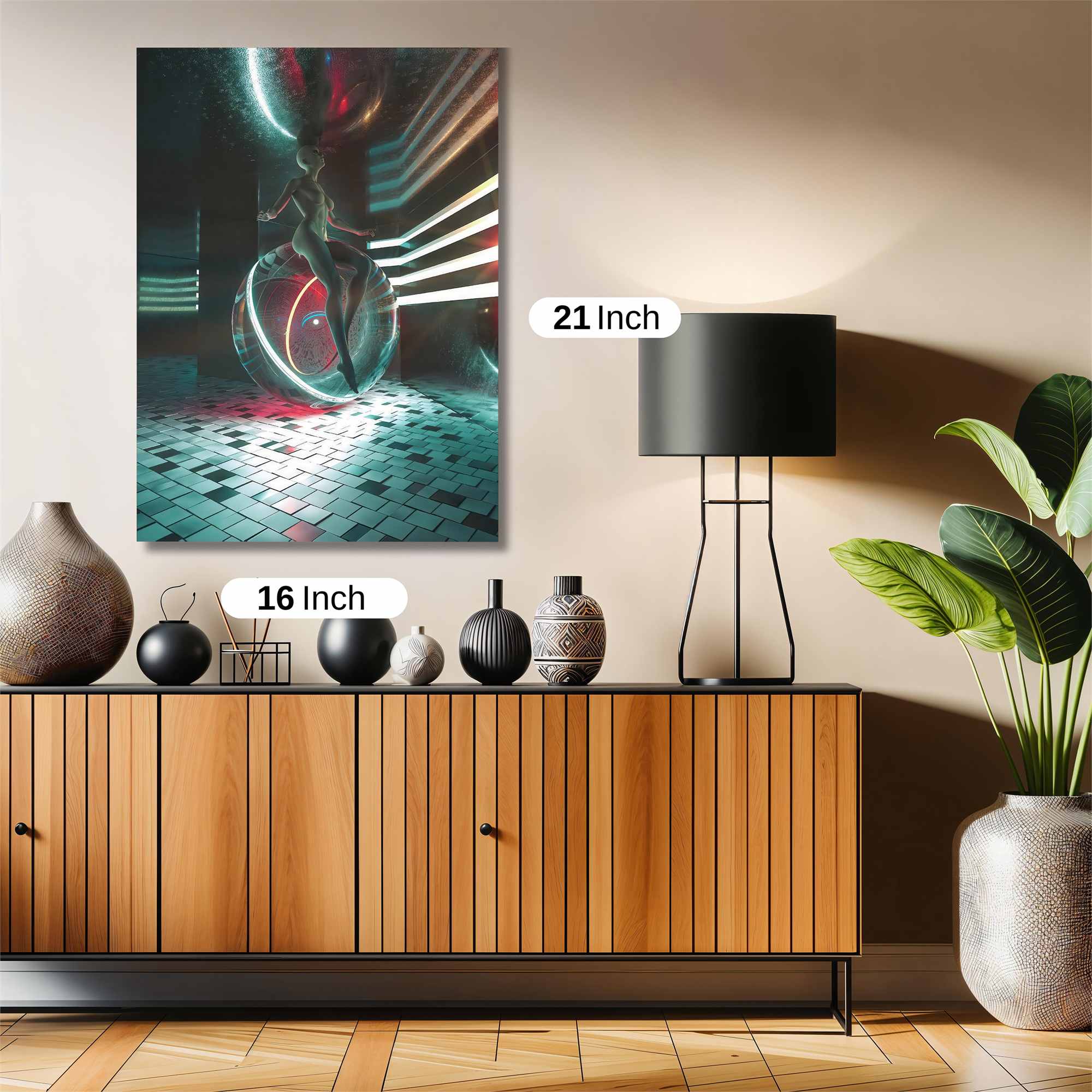 Futuristic Reverie Safe Wall Magnetic / M