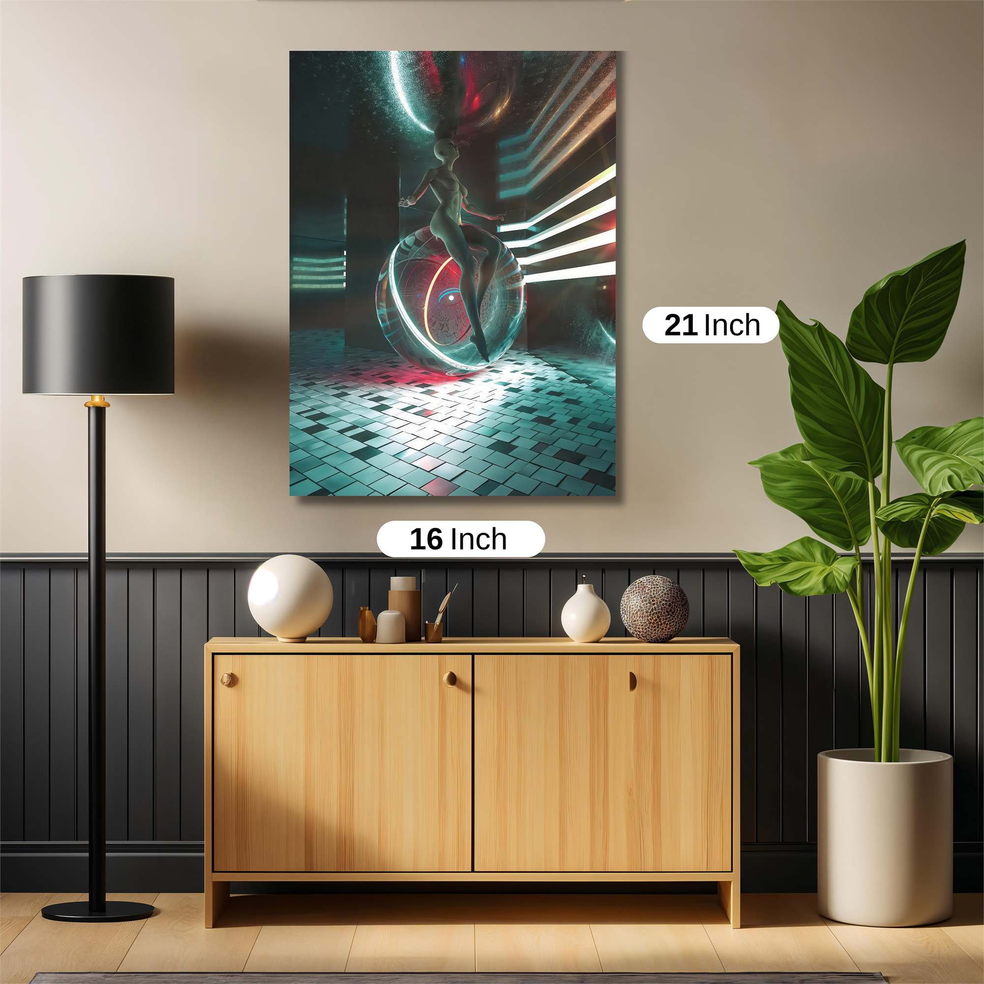 Futuristic Reverie Safe Wall Magnetic / M