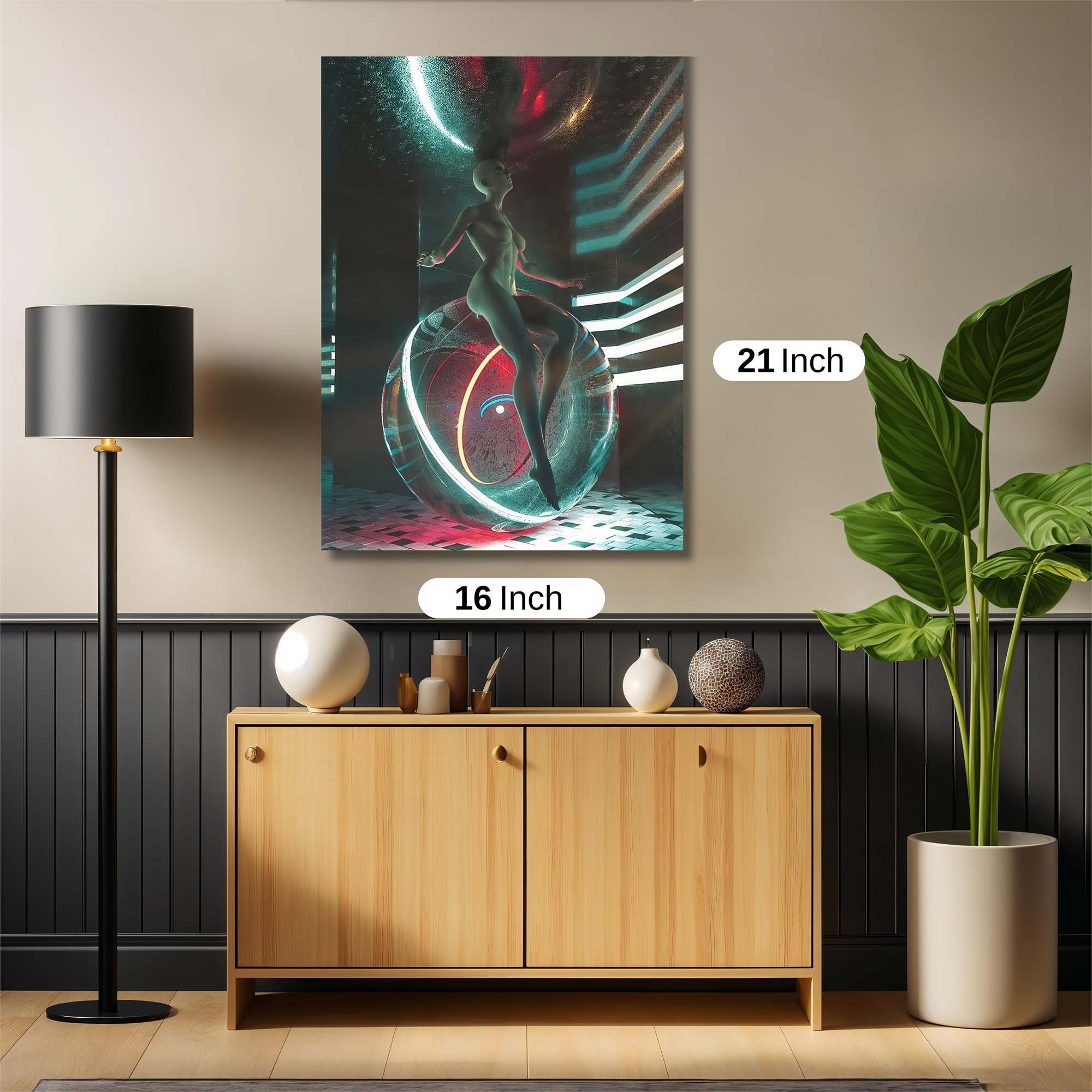 Ethereal Symmetry Safe Wall Magnetic / M