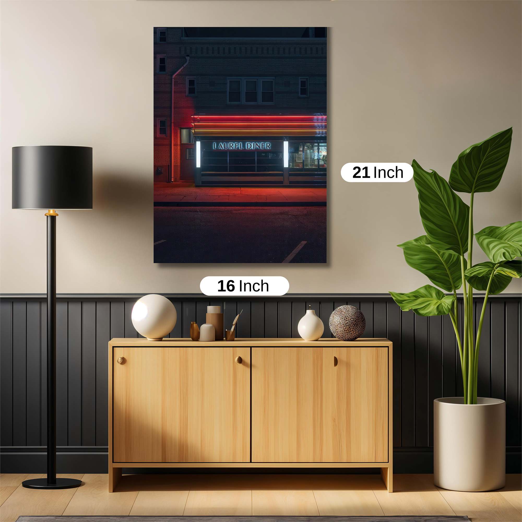 Diner Glow Safe Wall Magnetic / M