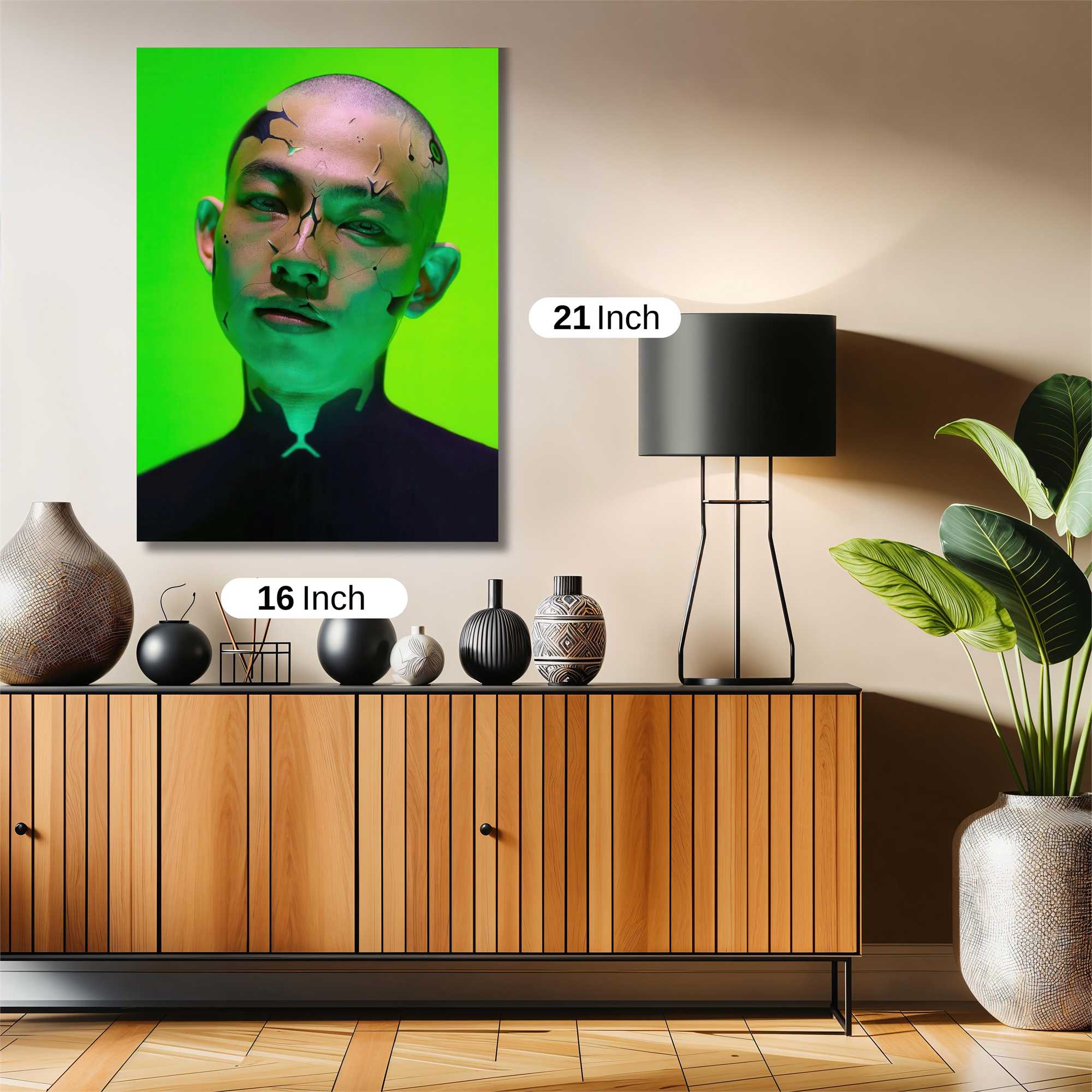 Cracked Serenity Safe Wall Magnetic / M