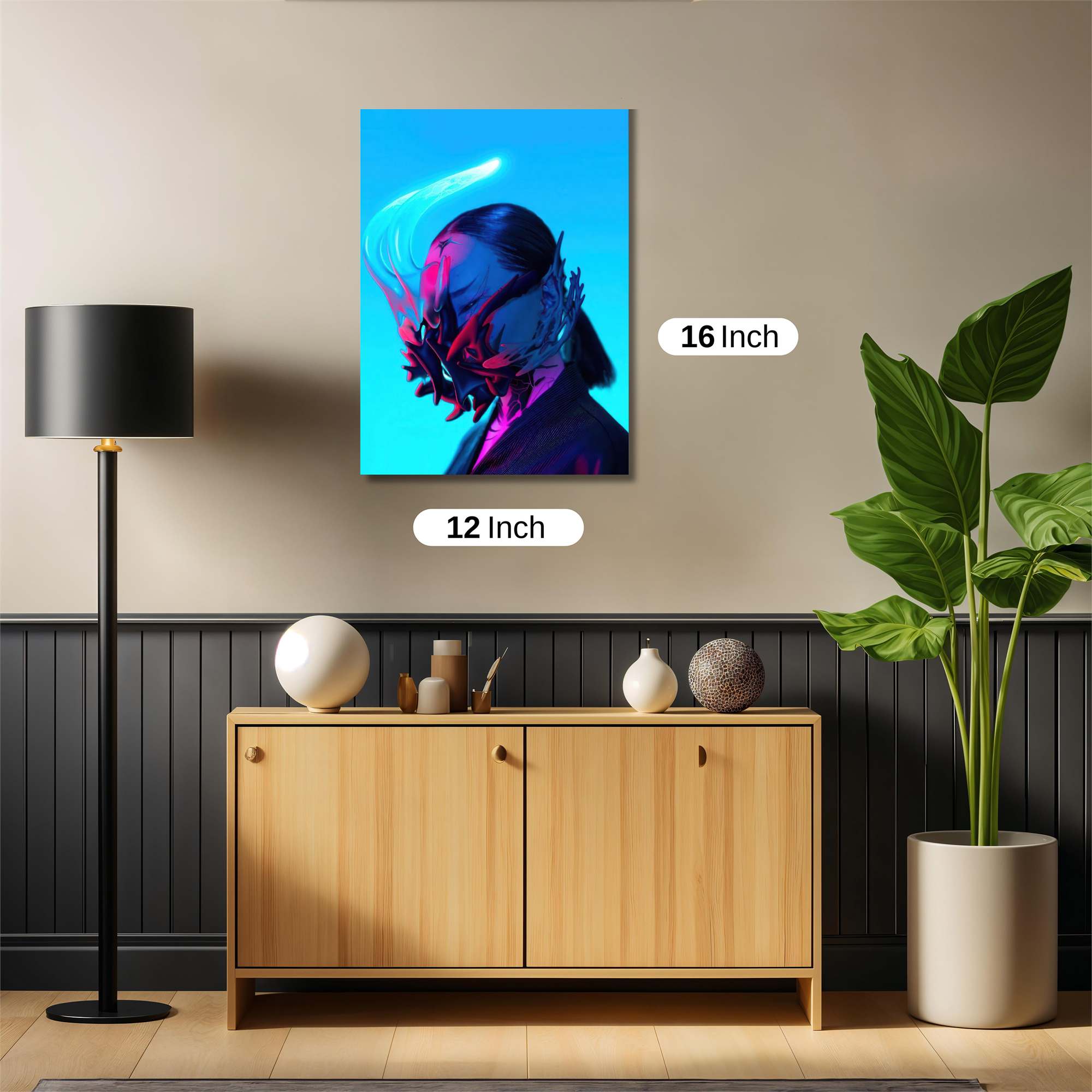 Futuristic Enigma Safe Wall Magnetic / M