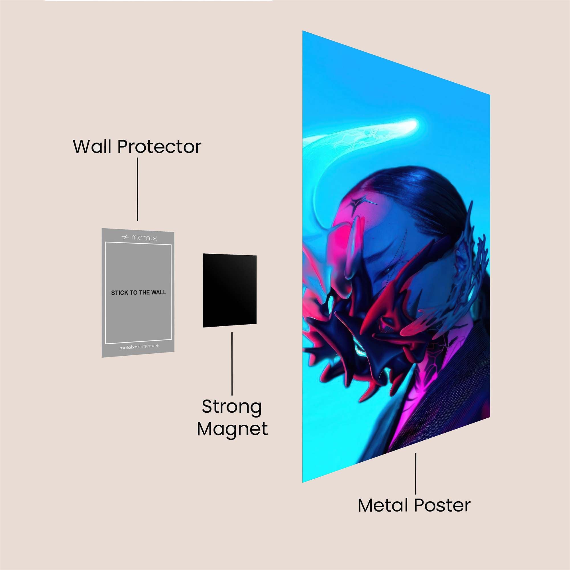 Futuristic Enigma Safe Wall Magnetic / M
