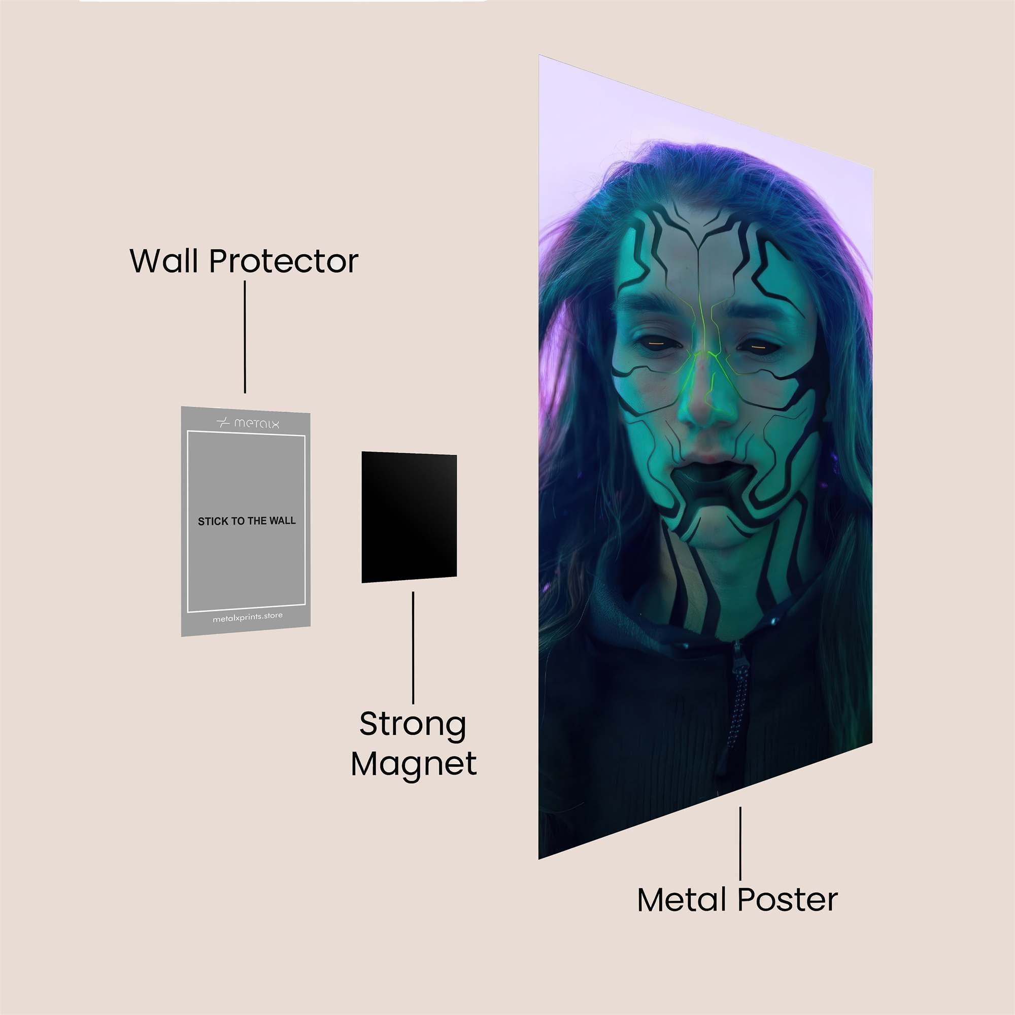 Cyber Mystique Safe Wall Magnetic / M