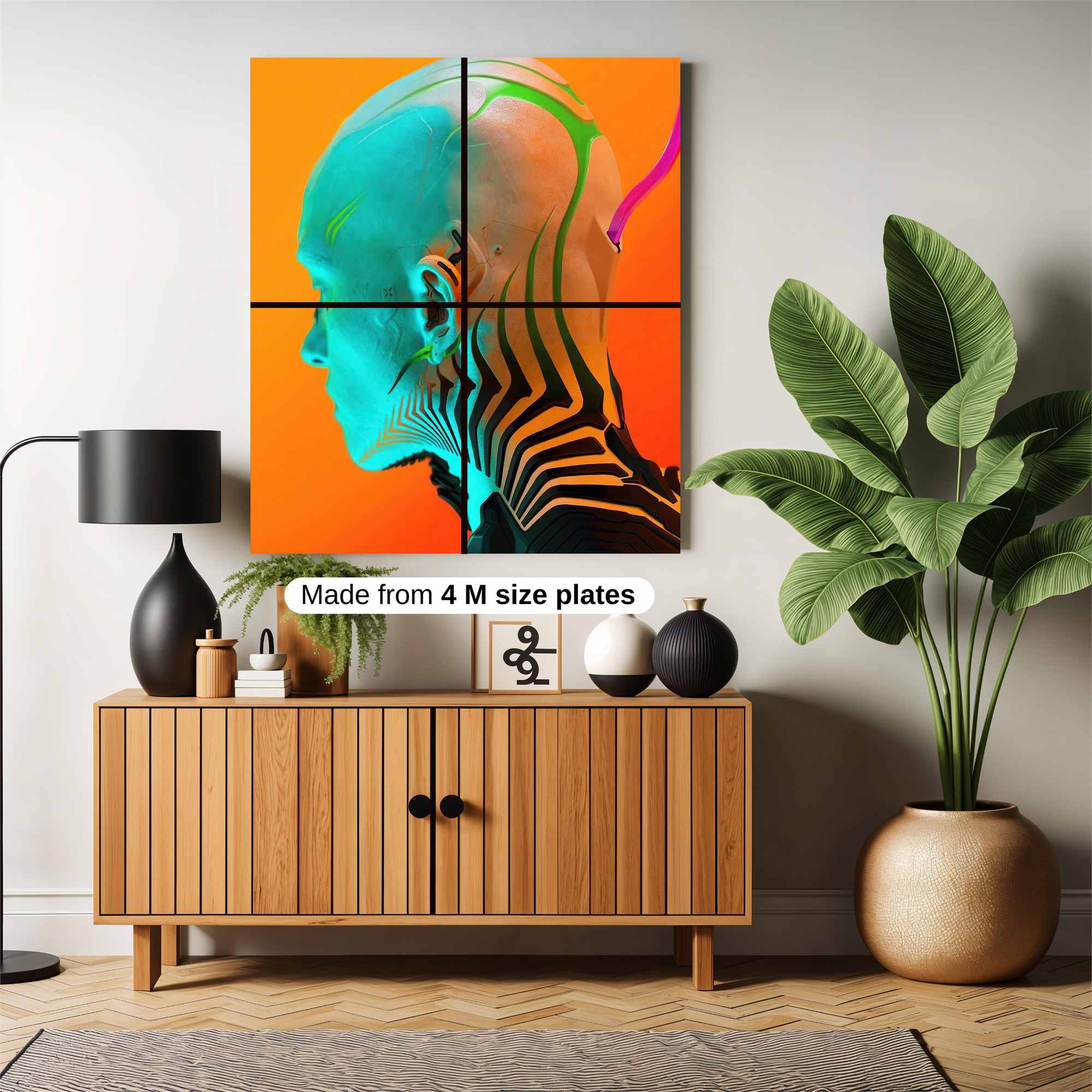 Neon Introspection Safe Wall Magnetic / M