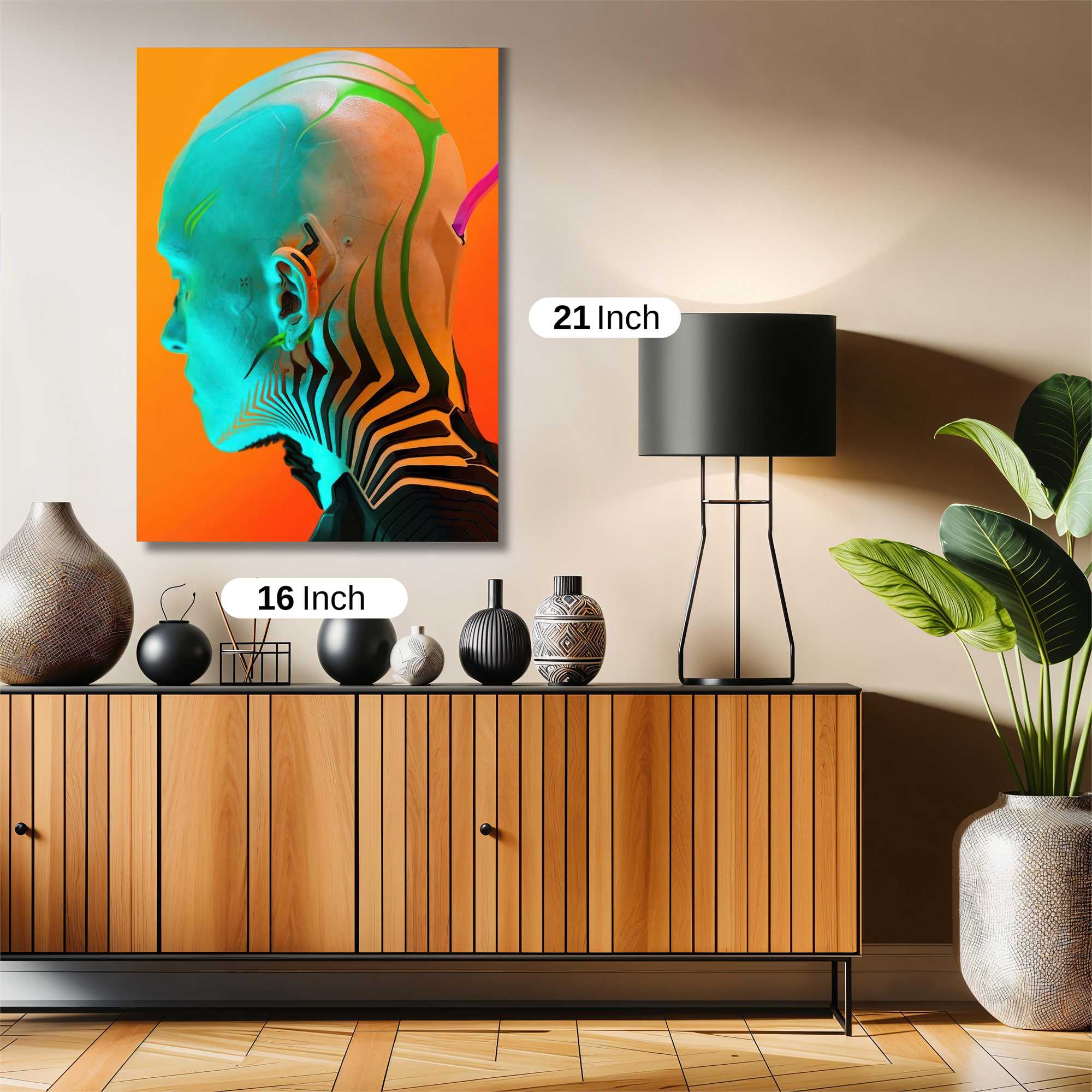 Neon Introspection Safe Wall Magnetic / M