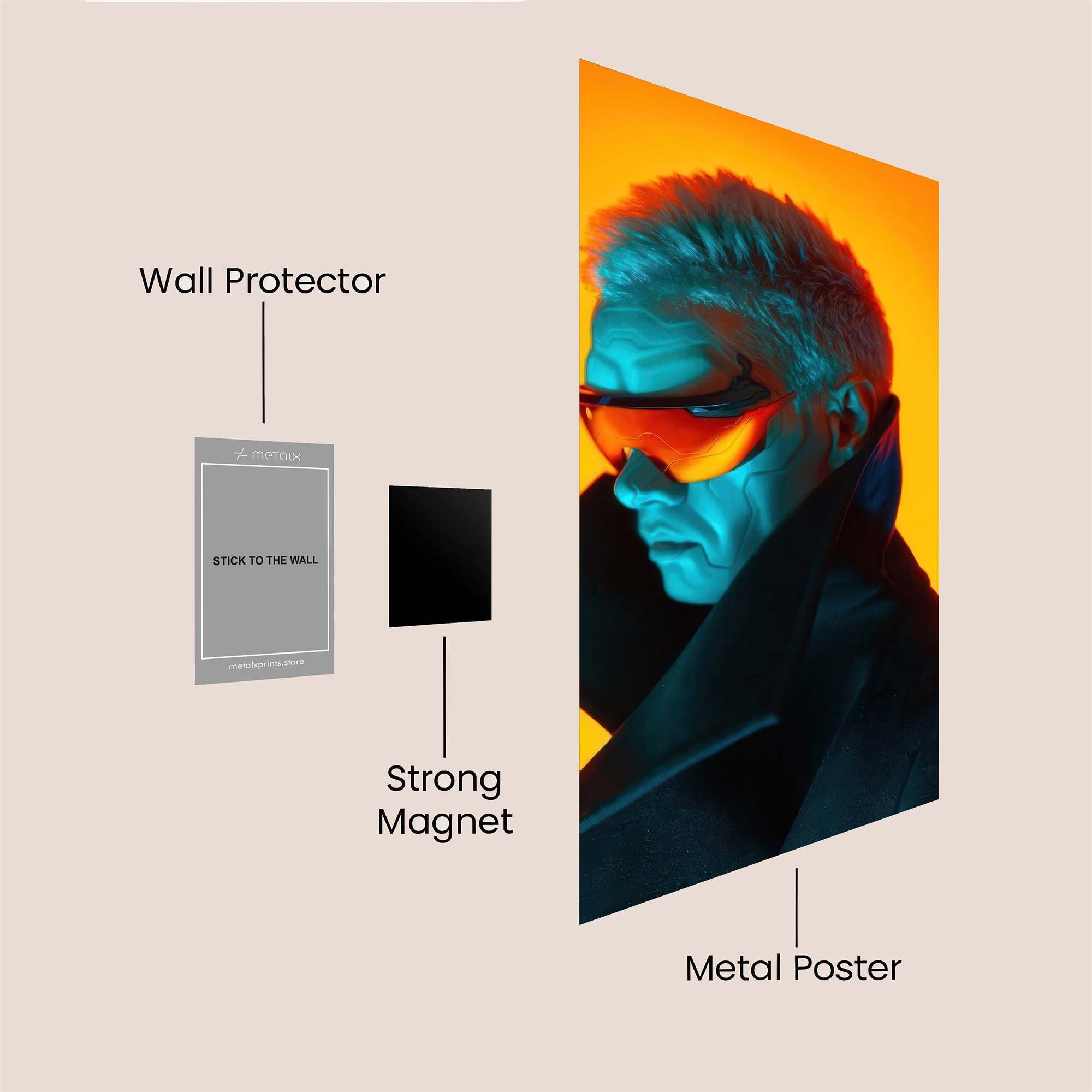Neon Intensity Safe Wall Magnetic / M
