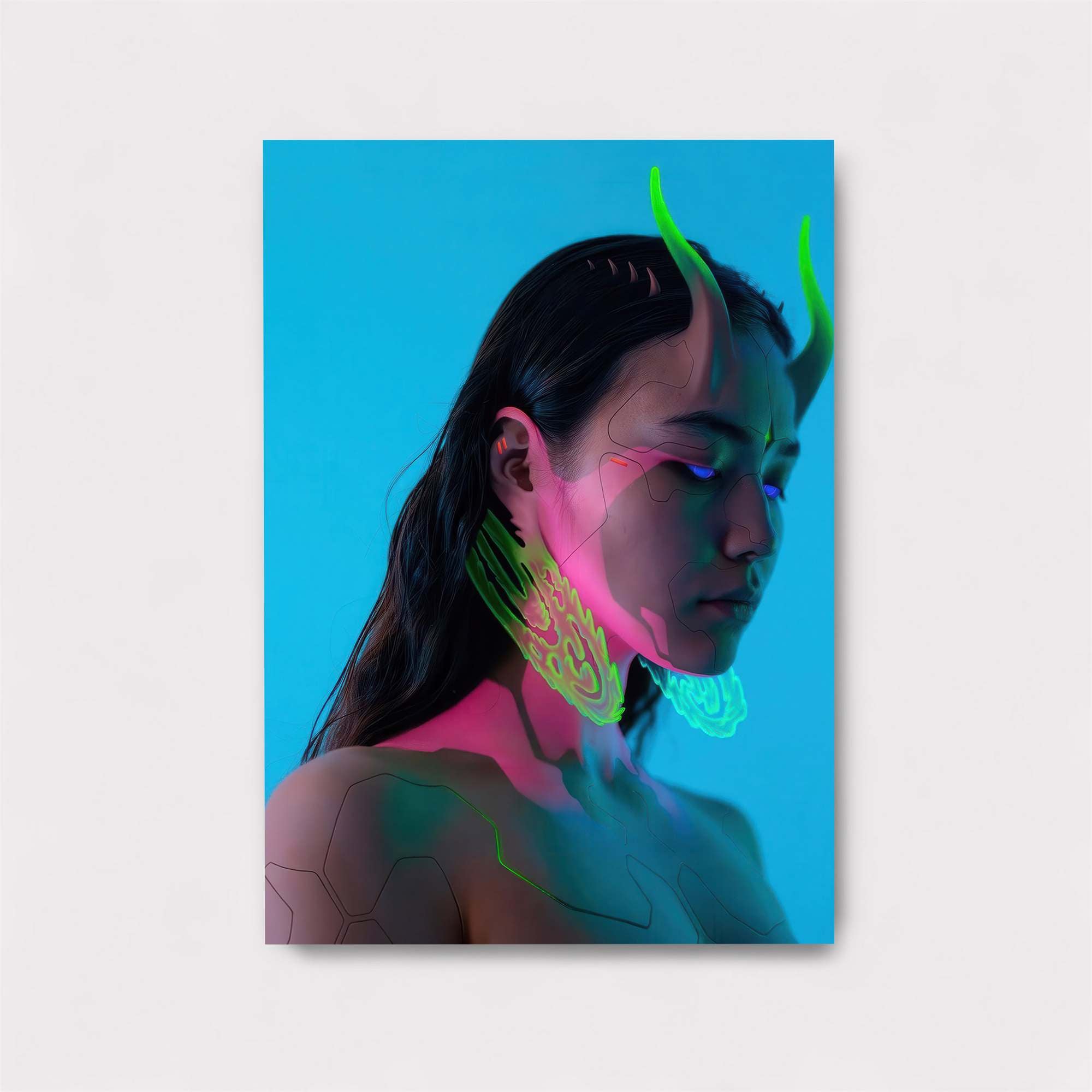 Neon Dreamscape Safe Wall Magnetic / M