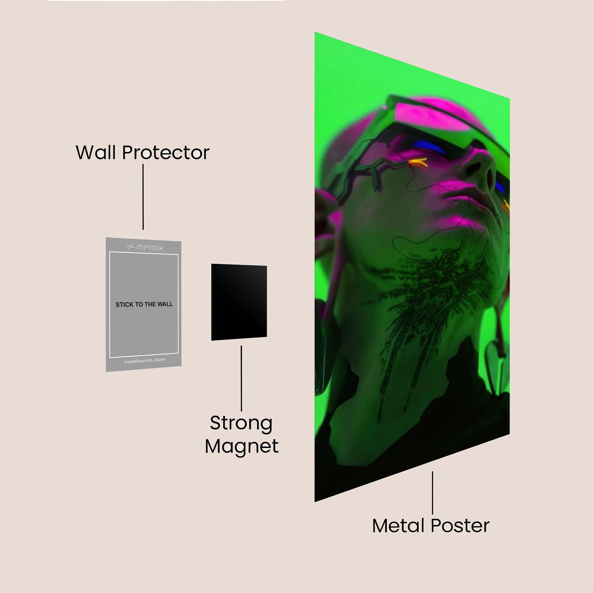 Cybernetic Chill Safe Wall Magnetic / M