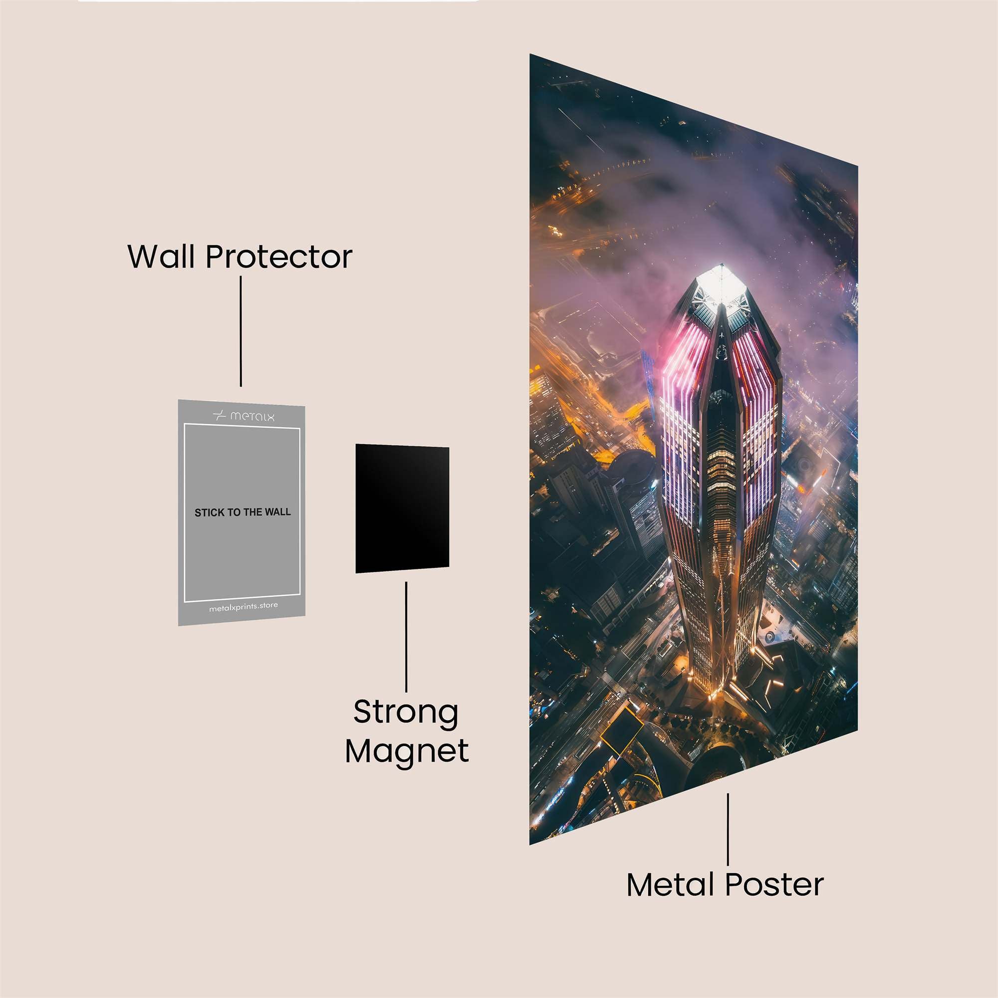 KK100 Majestic Safe Wall Magnetic / M