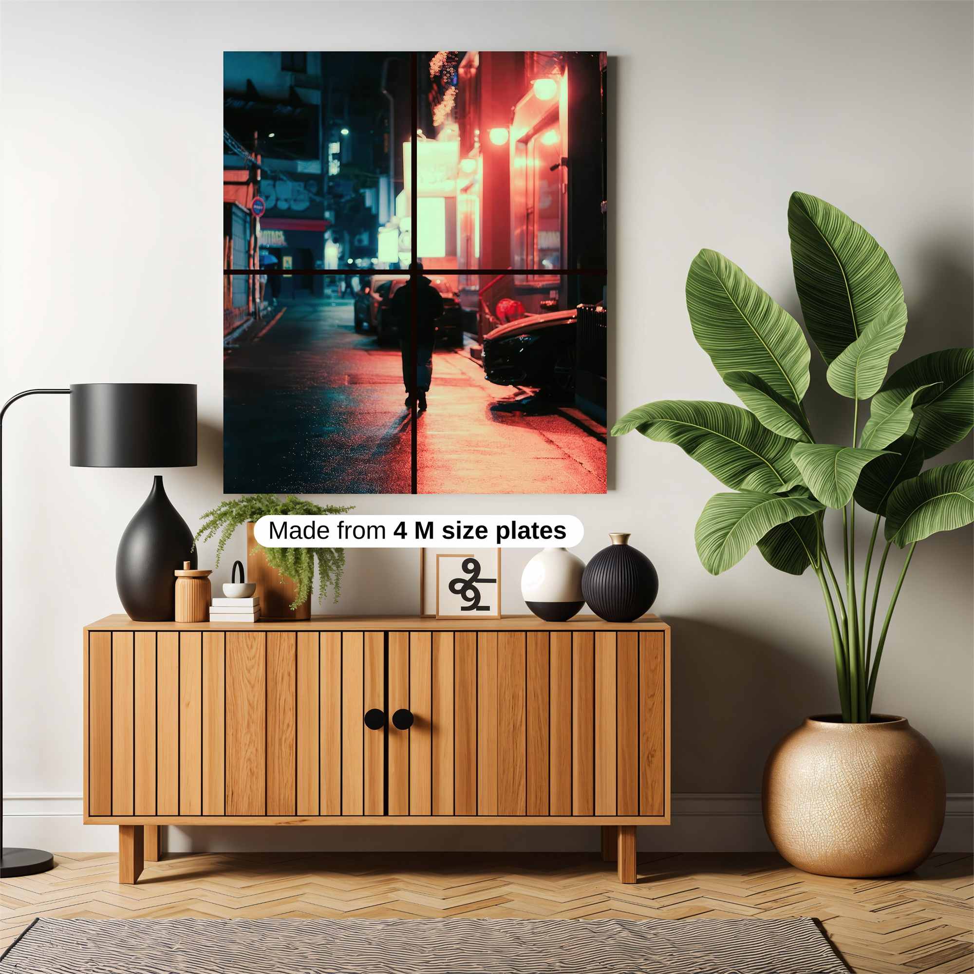 Neon Solitude Safe Wall Magnetic / M