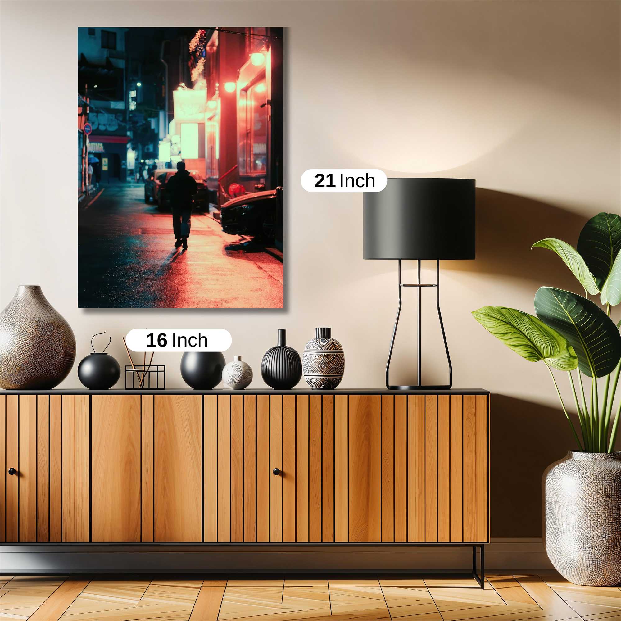 Neon Solitude Safe Wall Magnetic / M