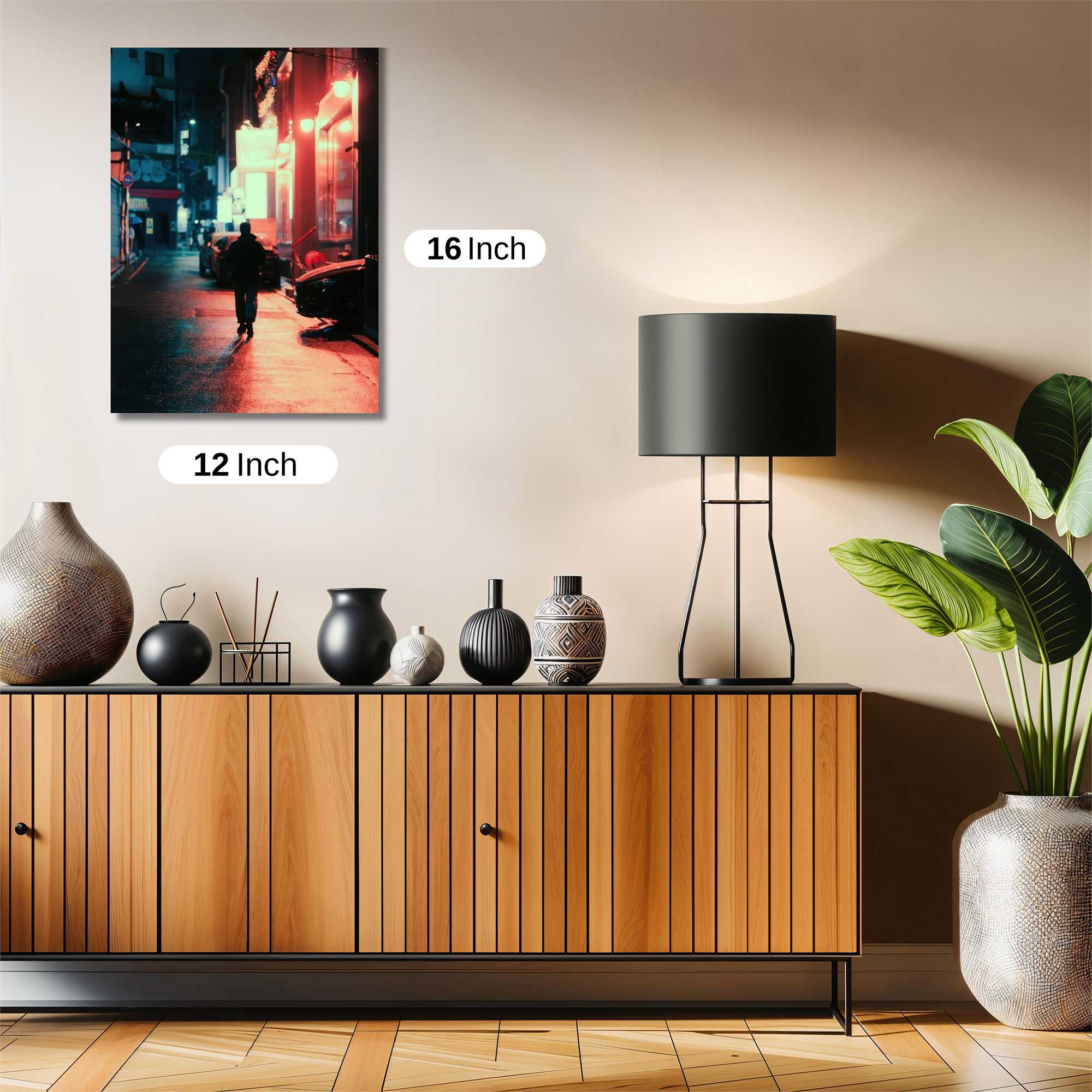 Neon Solitude Safe Wall Magnetic / M