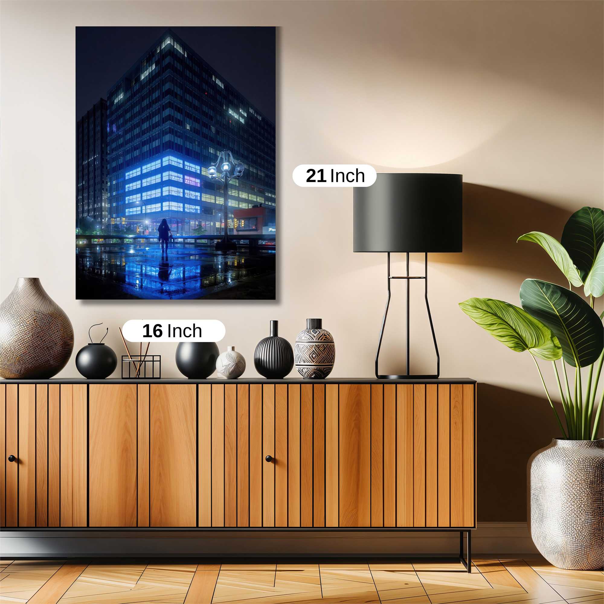 Neon Solitude Safe Wall Magnetic / M